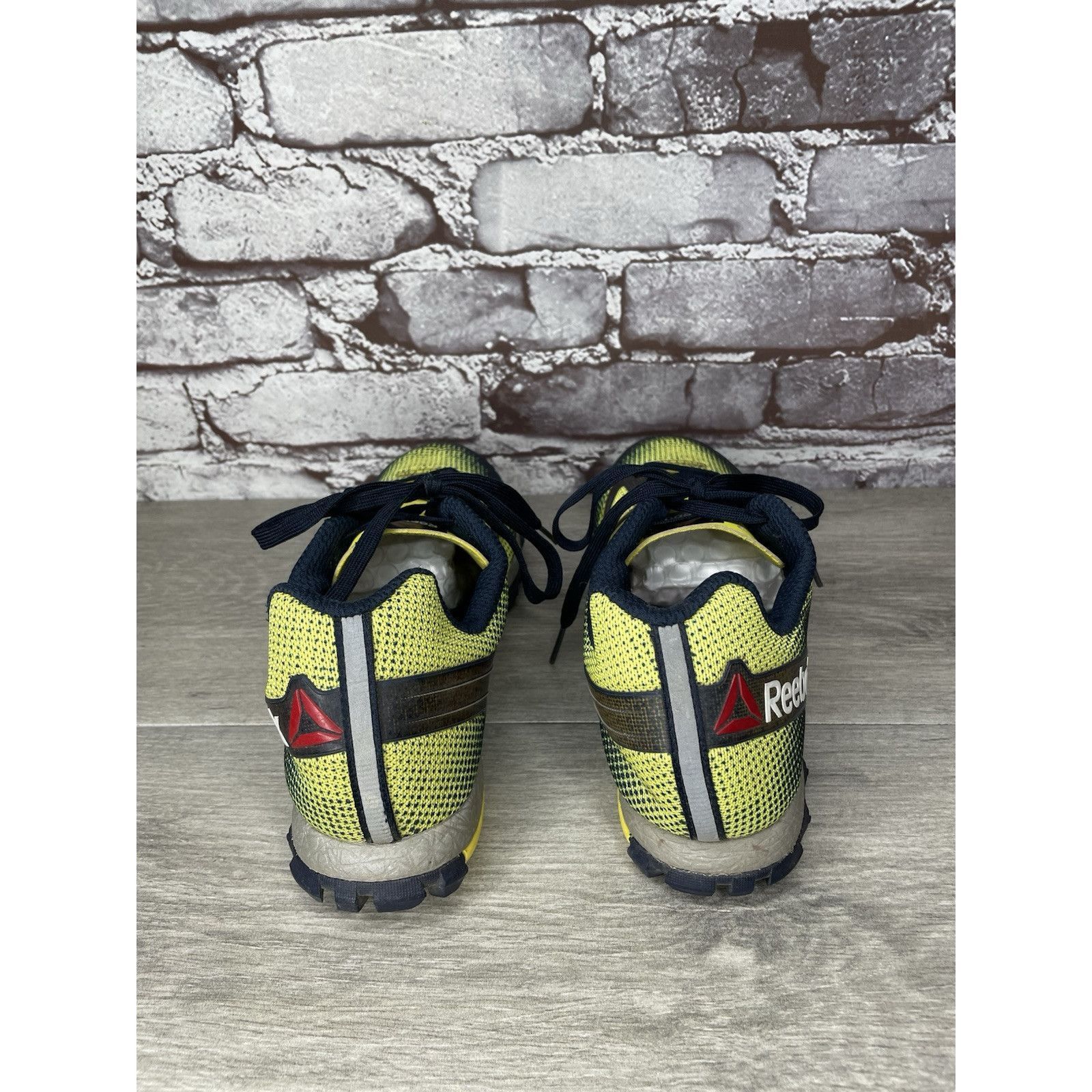 Reebok Reebok H20Drain DuraGrip FitFrame Black Yellow Running Gym S Size US 7.5 / IT 37.5 - 3 Thumbnail