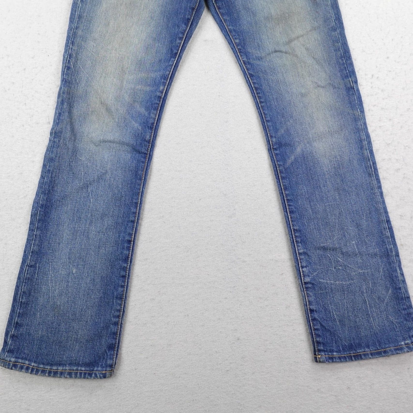 Gap GAP Jeans Mens Slim Fit Straight 30x32 Blue Cone Denim Faded Flex Size US 30 / EU 46 - 3 Thumbnail