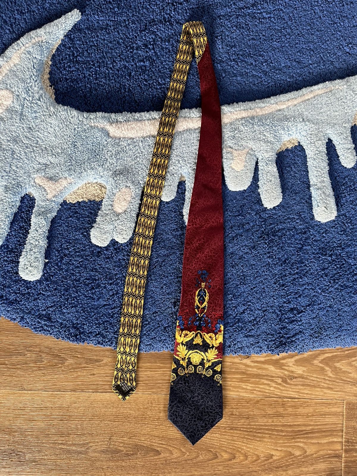 Versace GIANNI VERSACE TIE FULL LOGO 100% SILK VINTAGE Size ONE SIZE - 2 Thumbnail