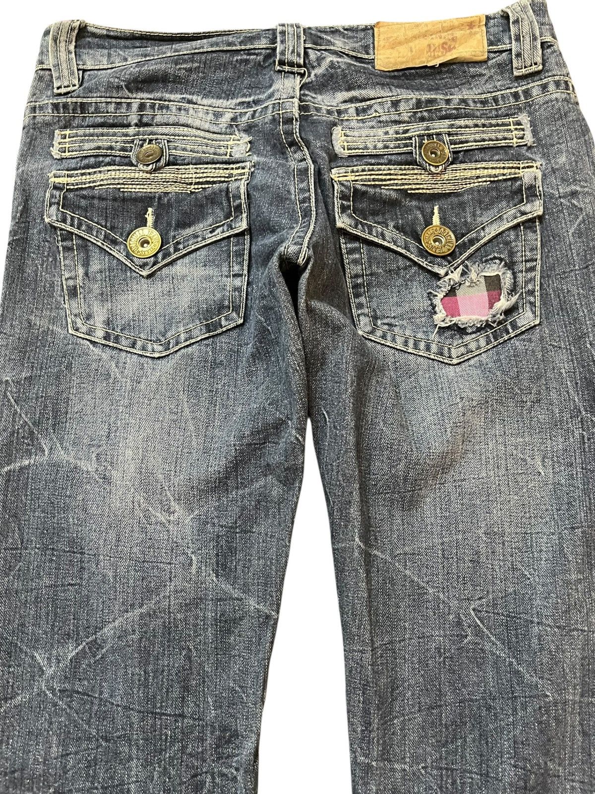 Japanese Brand Vintage Japanese Brand Honeycomb Denim Size US 30 / EU 46 - 7 Thumbnail