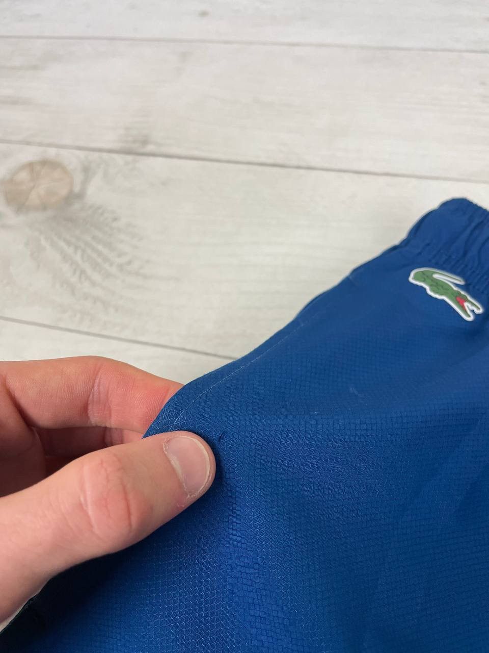 Lacoste Lacoste Nylon Track Pants Logo Striped Blue Y2K Size US 28 / EU 44 - 11 Thumbnail