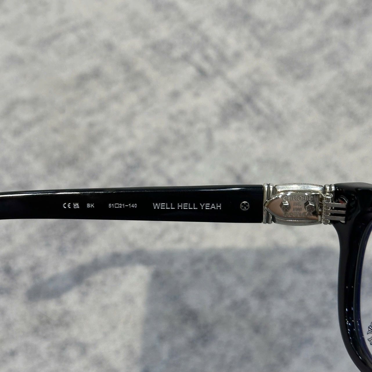 Chrome Hearts CHROME HEARTS WELL HELL YEAH Black Size ONE SIZE - 6 Thumbnail