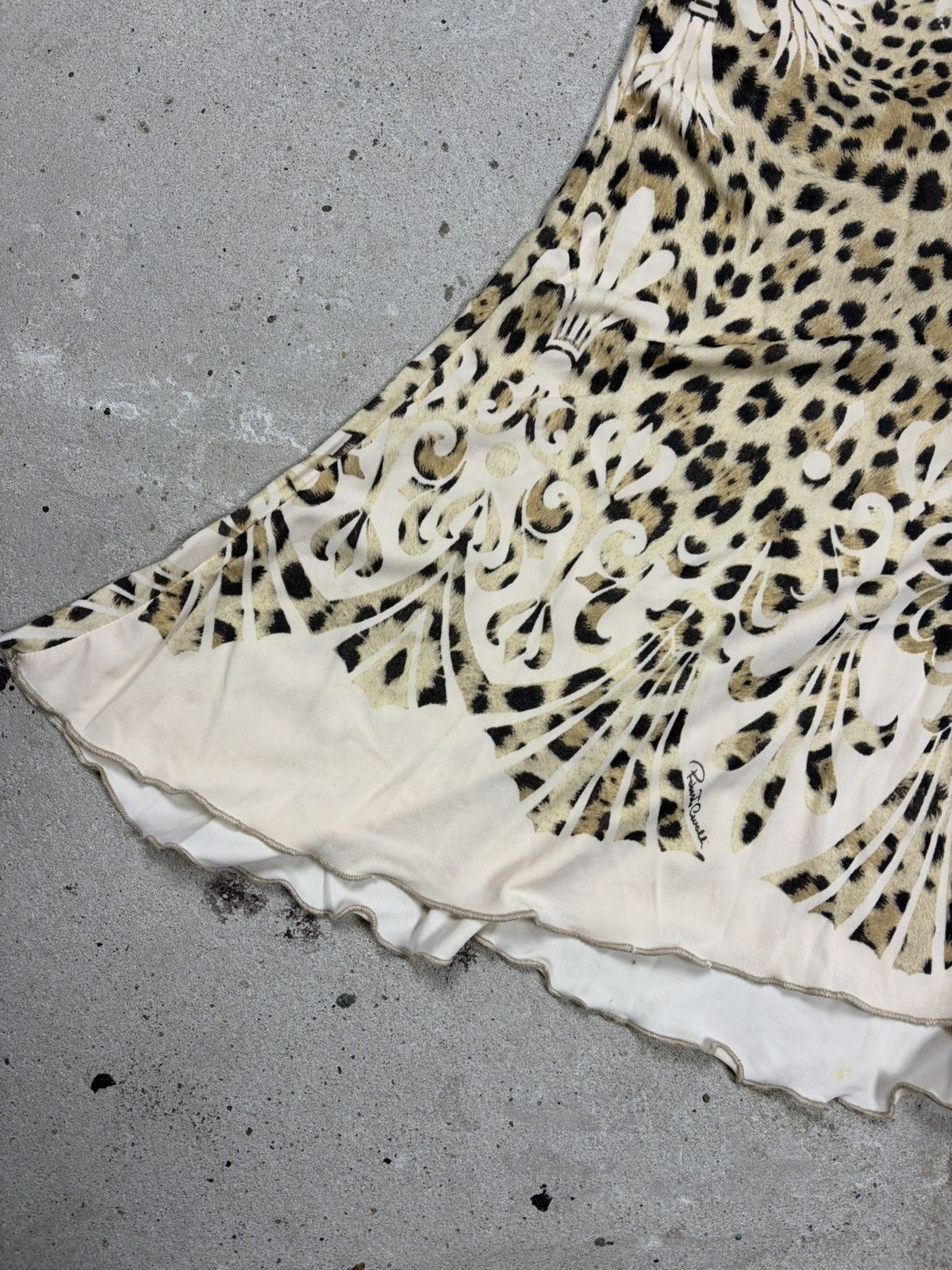 Roberto Cavalli Roberto Cavalli 2006 Leopard Snake Animal Print Halter Dress Size M / US 6-8 / IT 42-44 - 3 Thumbnail