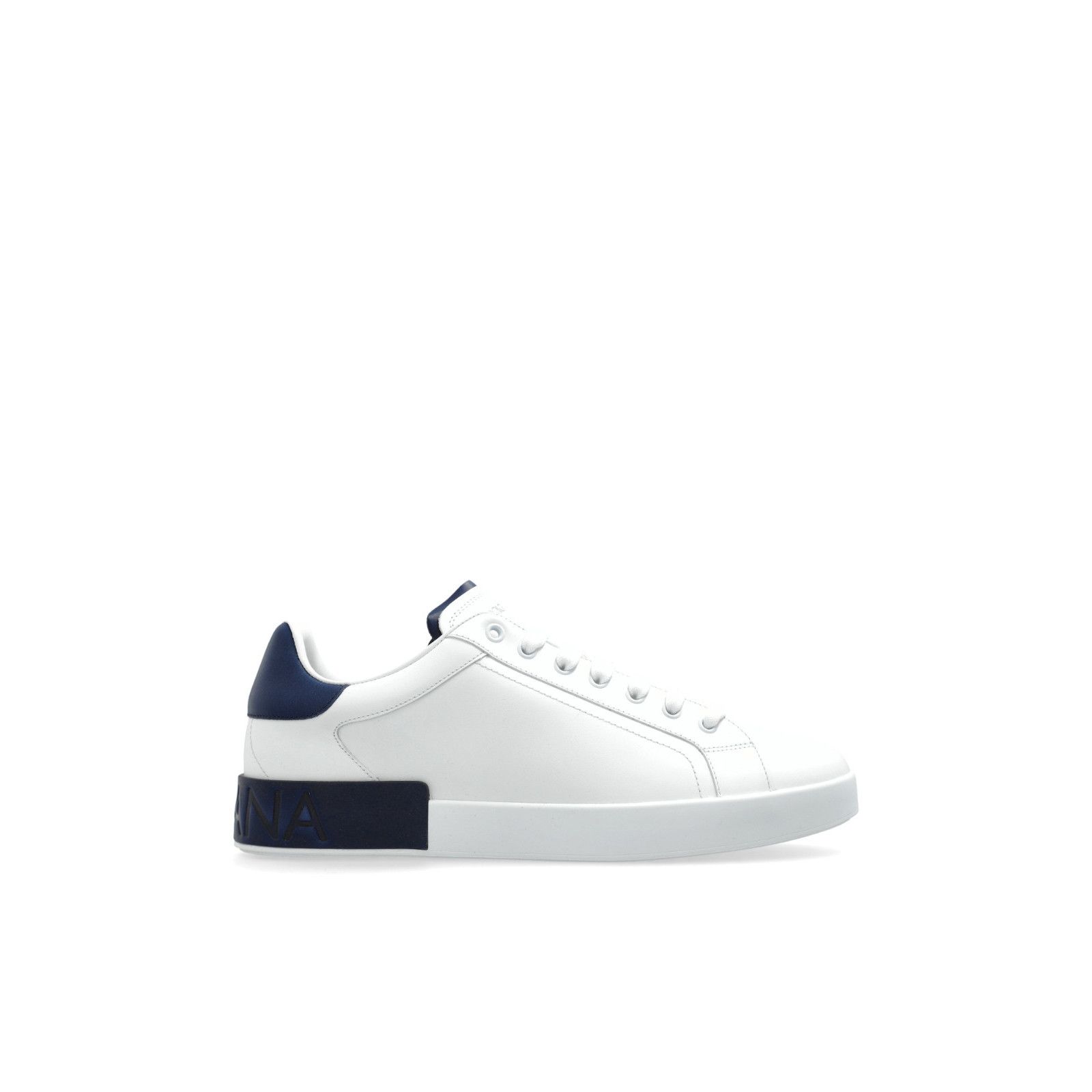 DOLCE&GABBANA Portofino Light White Leather Sneakers New & A