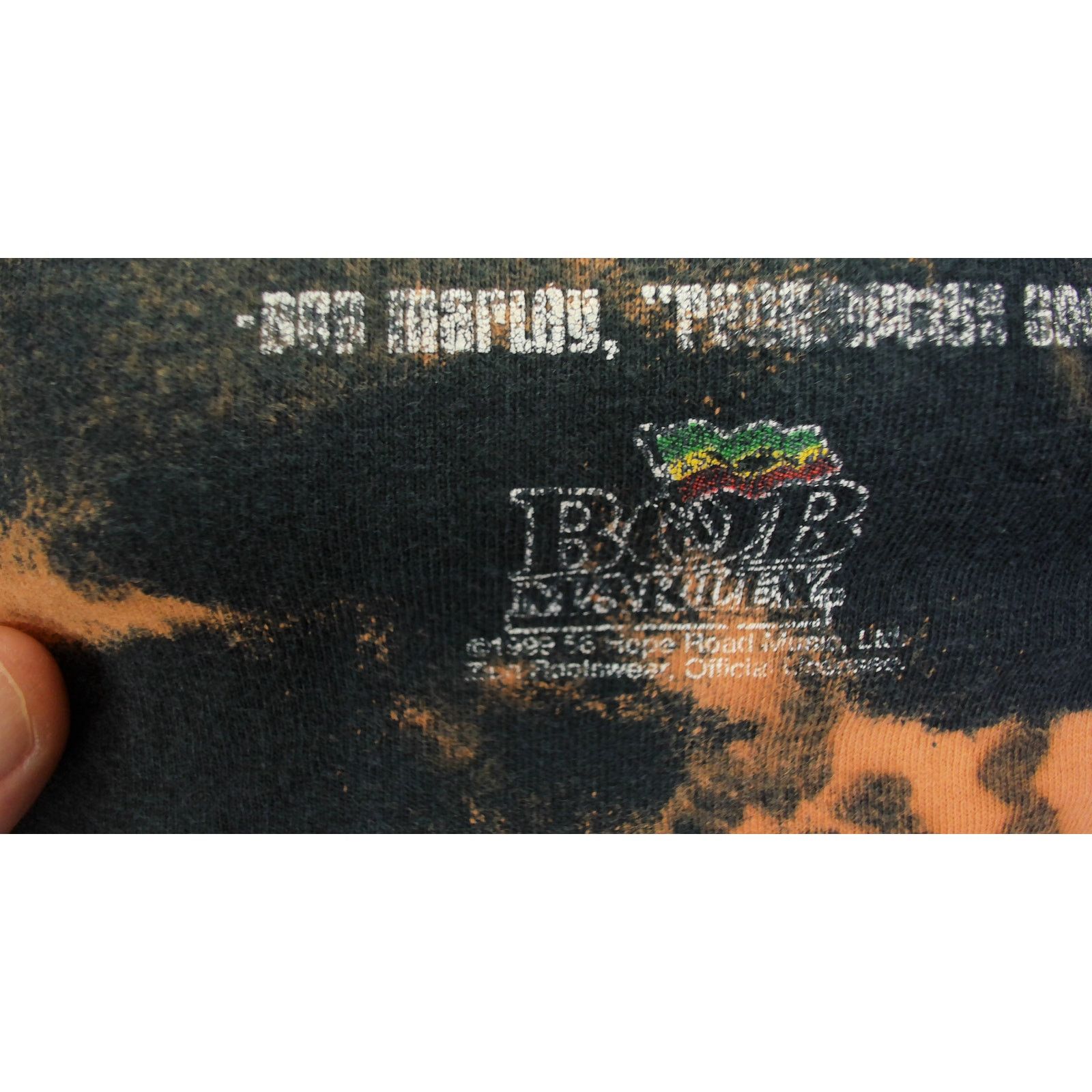 Zion Rootswear Zion Rootswear 1999 Bob Marley Custom Bleached Archive Tee Size US L / EU 52-54 / 3 - 8 Thumbnail