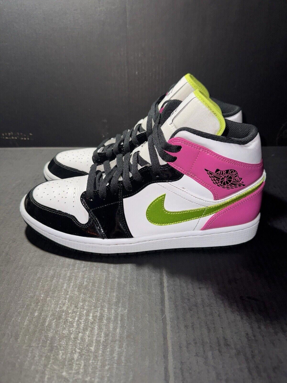 Jordan Brand Nike Air Jordan 1 Retro Mid Cyber Pink CZ9834-100 - Sz 10.5 Size US 10.5 / EU 43-44 - 5 Thumbnail