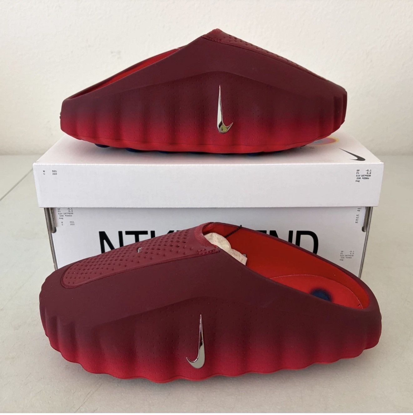 Nike Mind 001 Slide "Team Red/University Red"