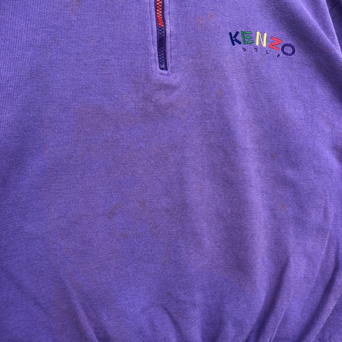 Kenzo Vintage Kenzo Golf Half Zipper Sweatshirt Pullover Size US M / EU 48-50 / 2 - 6 Thumbnail