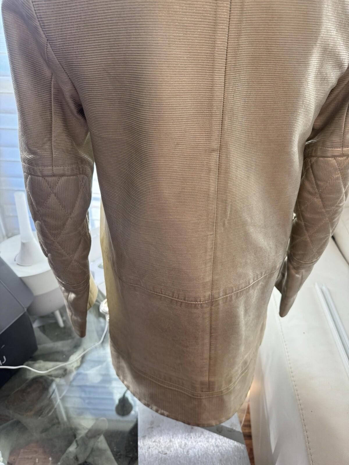 Marc Jacobs Marc Jacobs Golden Leather Fur Zip Hooded Coat Made USA SzXS Size XS / US 0-2 / IT 36-38 - 12 Thumbnail