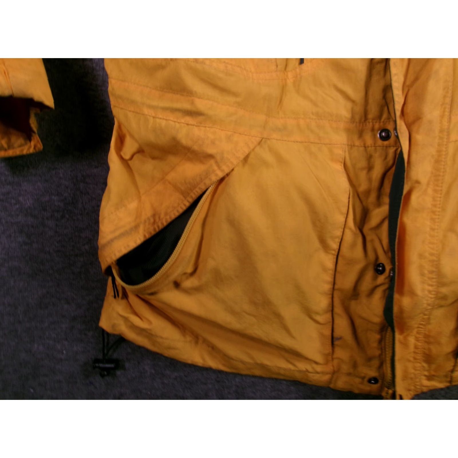 Vintage Gerry Jacket Mens L Yellow Green Hooded Parka Fleece Lined Winter Coat Zip Size US L / EU 52-54 / 3 - 6 Thumbnail