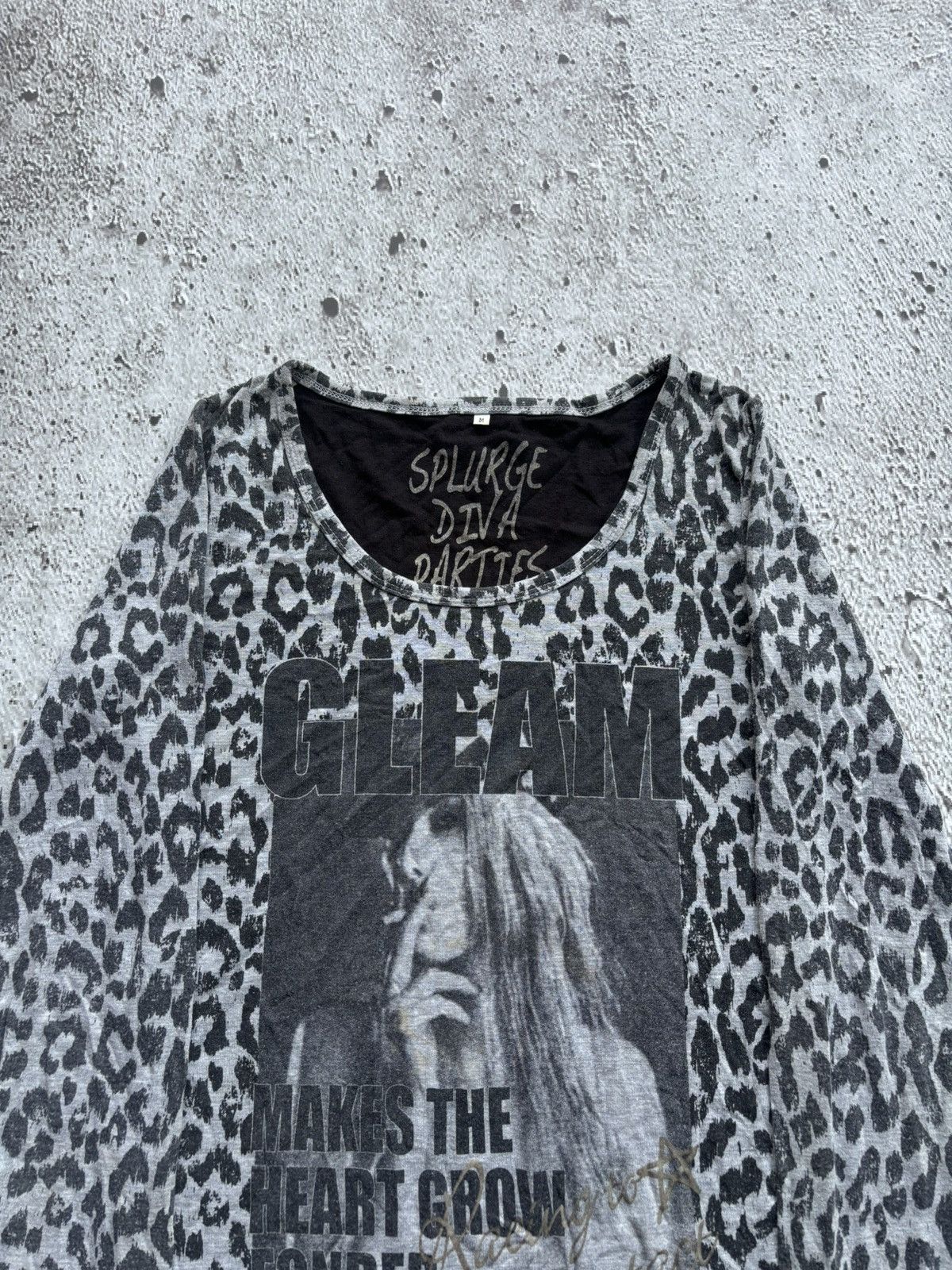 Hysteric Glamour Y2k Splurge Diva Parties Leopard Longsleeve Size US M / EU 48-50 / 2 - 2 Thumbnail