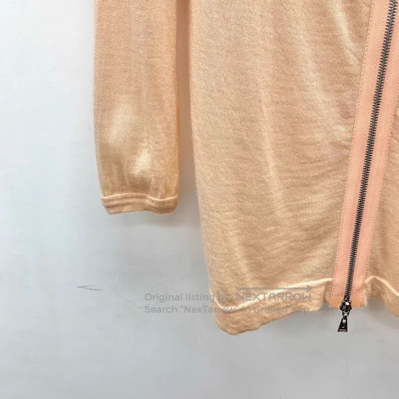 Louis Vuitton Louis Vuitton Orange cashmere round-neck zip-up long-sleev Size S / US 4 / IT 40 - 4 Thumbnail