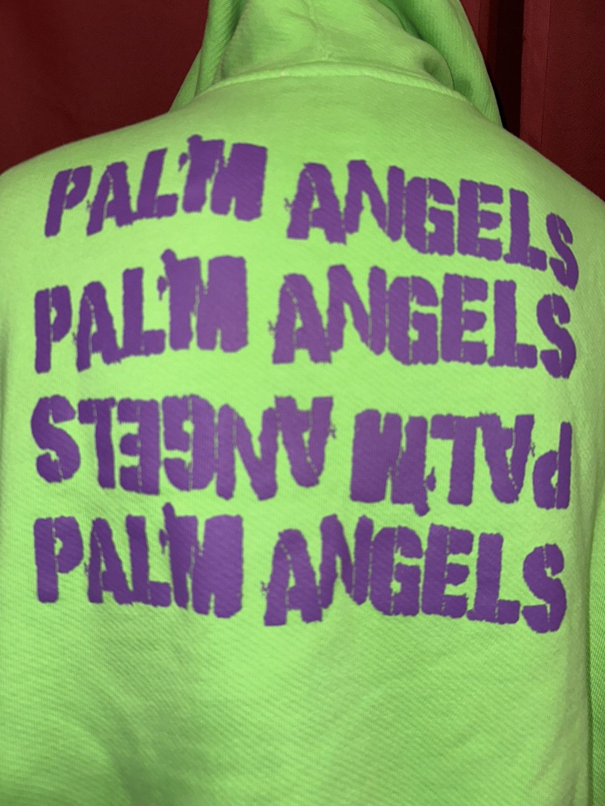 Palm Angels Palm Angels Green Angel Hoodie Designer Streetwear Grail Size US L / EU 52-54 / 3 - 5 Thumbnail