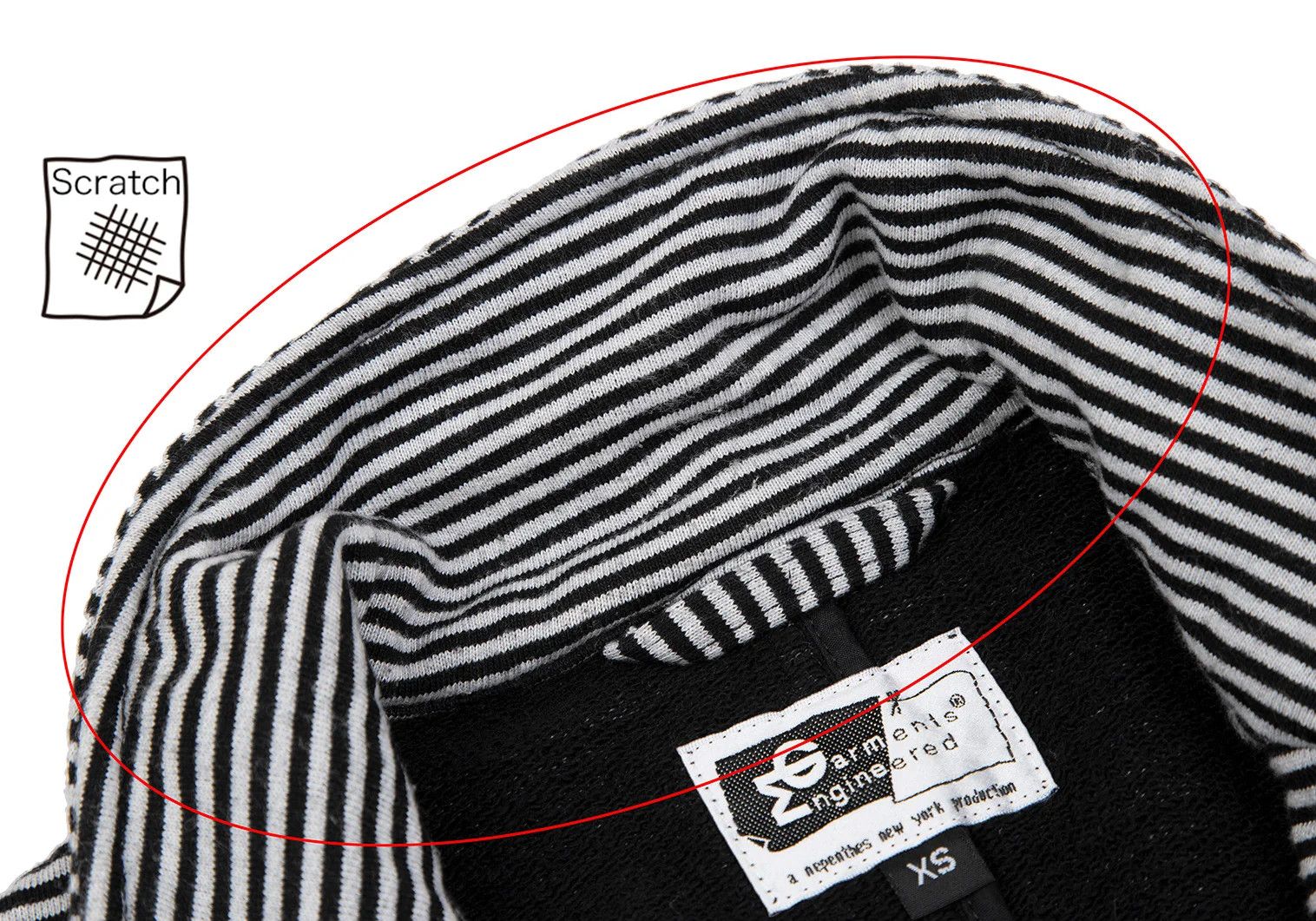 Engineered Garments Cotton-Polyester Striped Sweat Jacket in Gray and Black, XS Size US XS / EU 42 / 0 - 4 Thumbnail