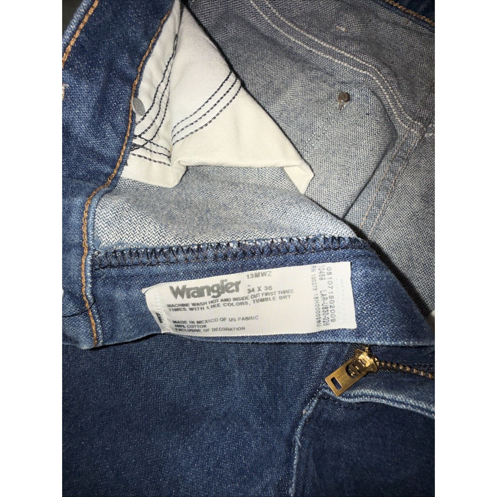 Wrangler Wrangler 13MWZ Cowboy Cut Jeans Size 34X36 Western Size US 34 / EU 50 - 10 Thumbnail