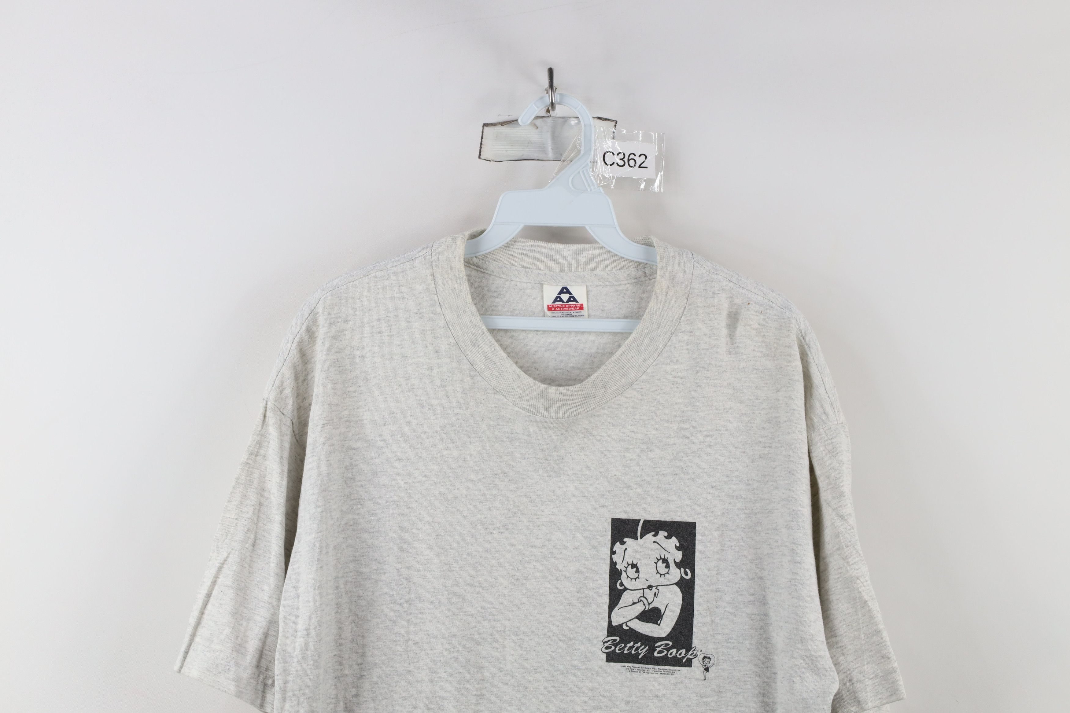 Vintage Vintage Y2K 2000 Betty Boop Short Sleeve T-Shirt Gray Size US L / EU 52-54 / 3 - 2 Thumbnail