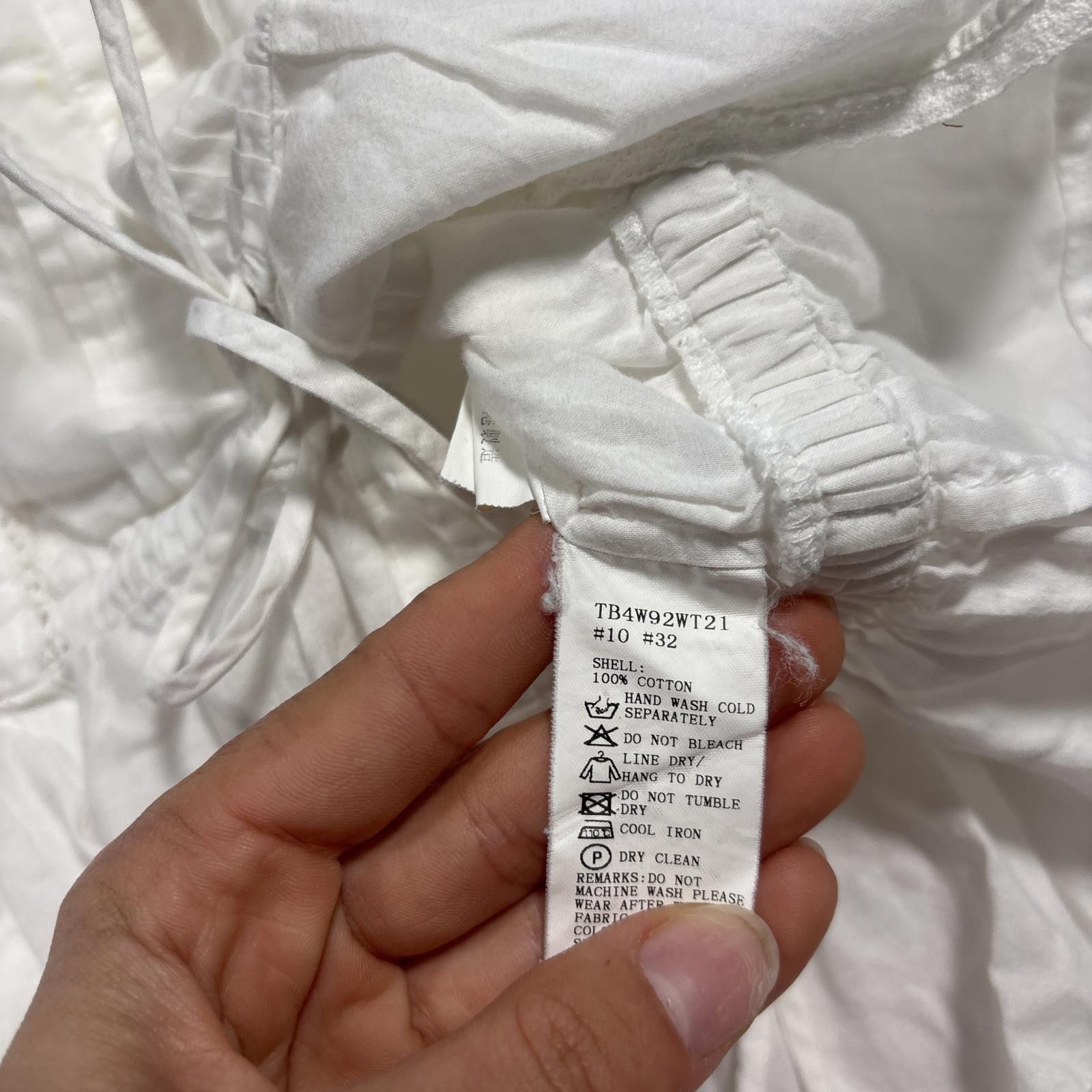 Other vintage cotton white milk maid blouse top Size XL / US 12-14 / IT 48-50 - 8 Thumbnail