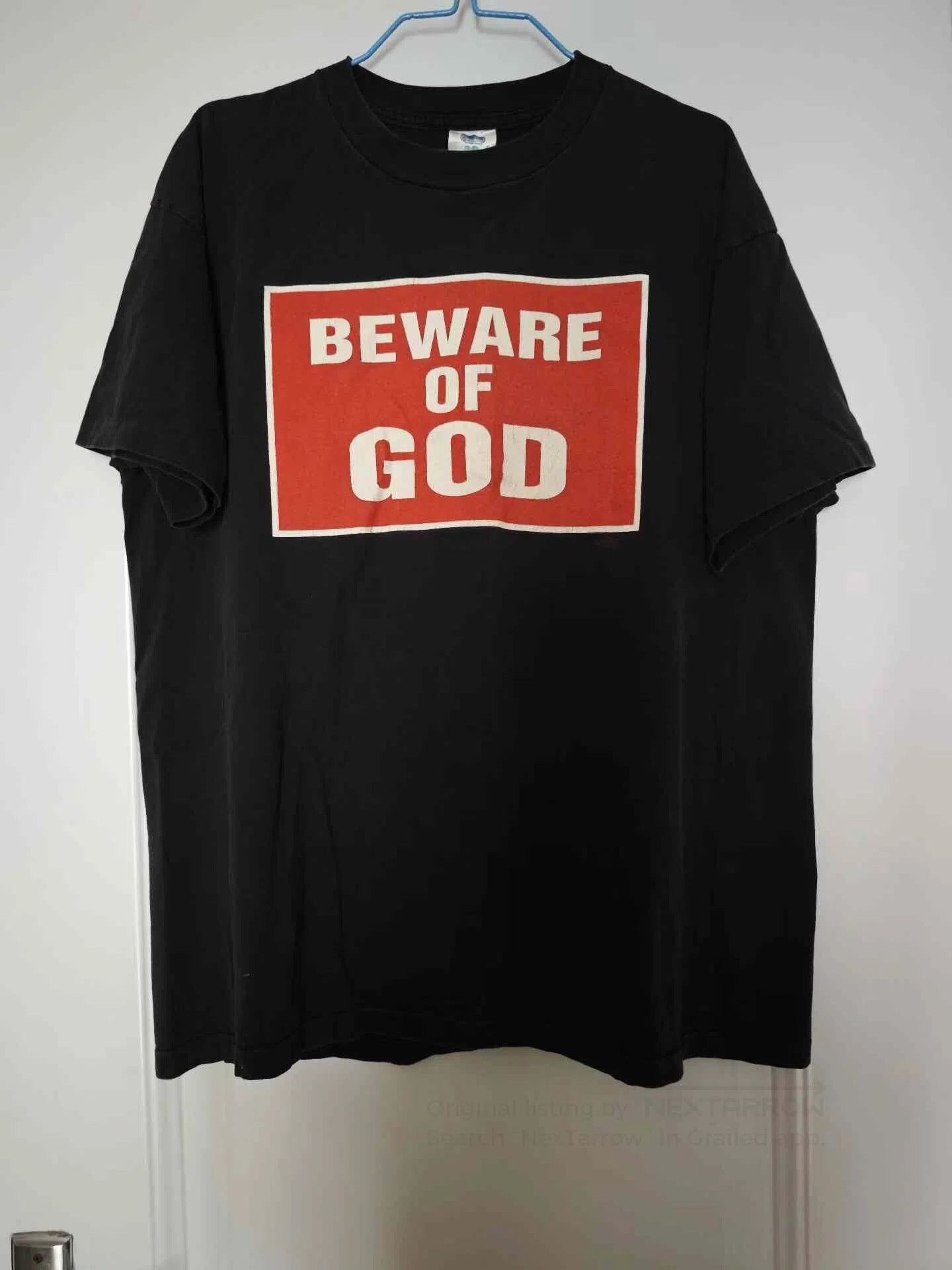 Vintage Manson 'Beware of God' Vintage T. Size US M / EU 48-50 / 2 - 1 Thumbnail