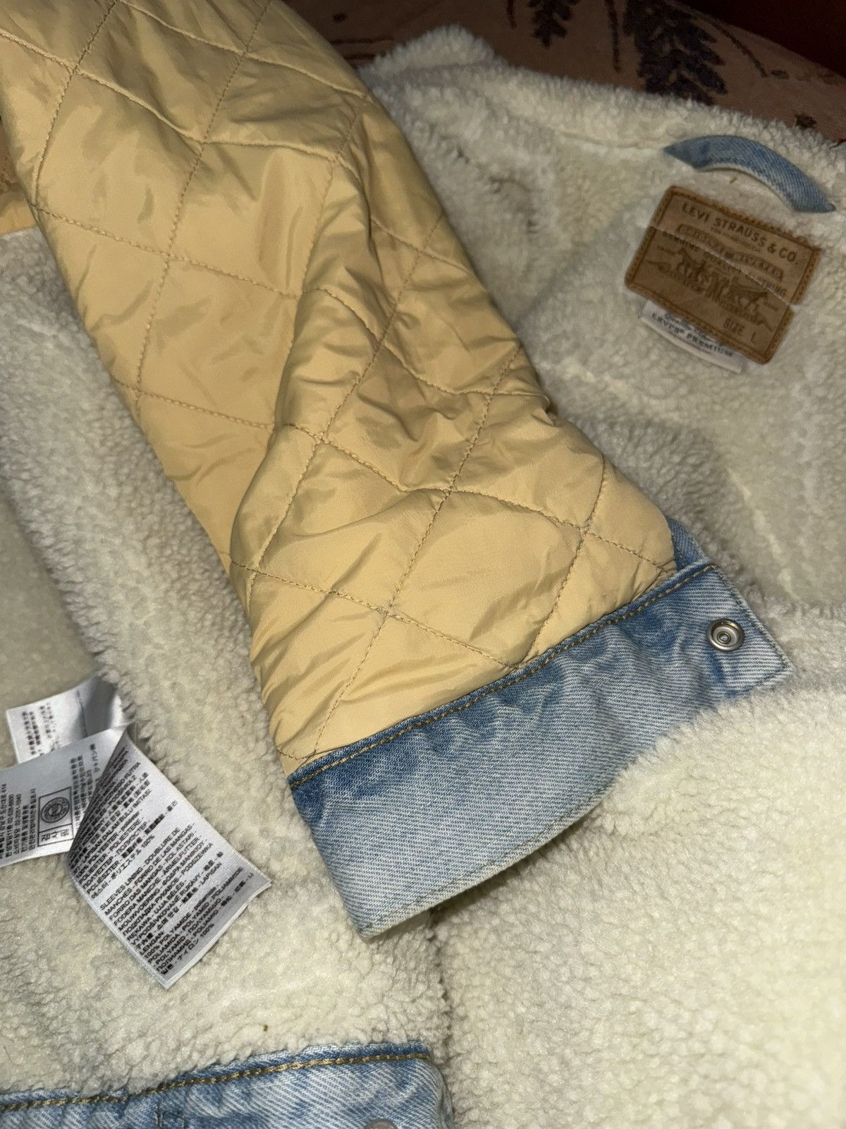 Levi's Levi’s Sherpa Jacket custom Brooklyn back patch Large Size US L / EU 52-54 / 3 - 9 Thumbnail