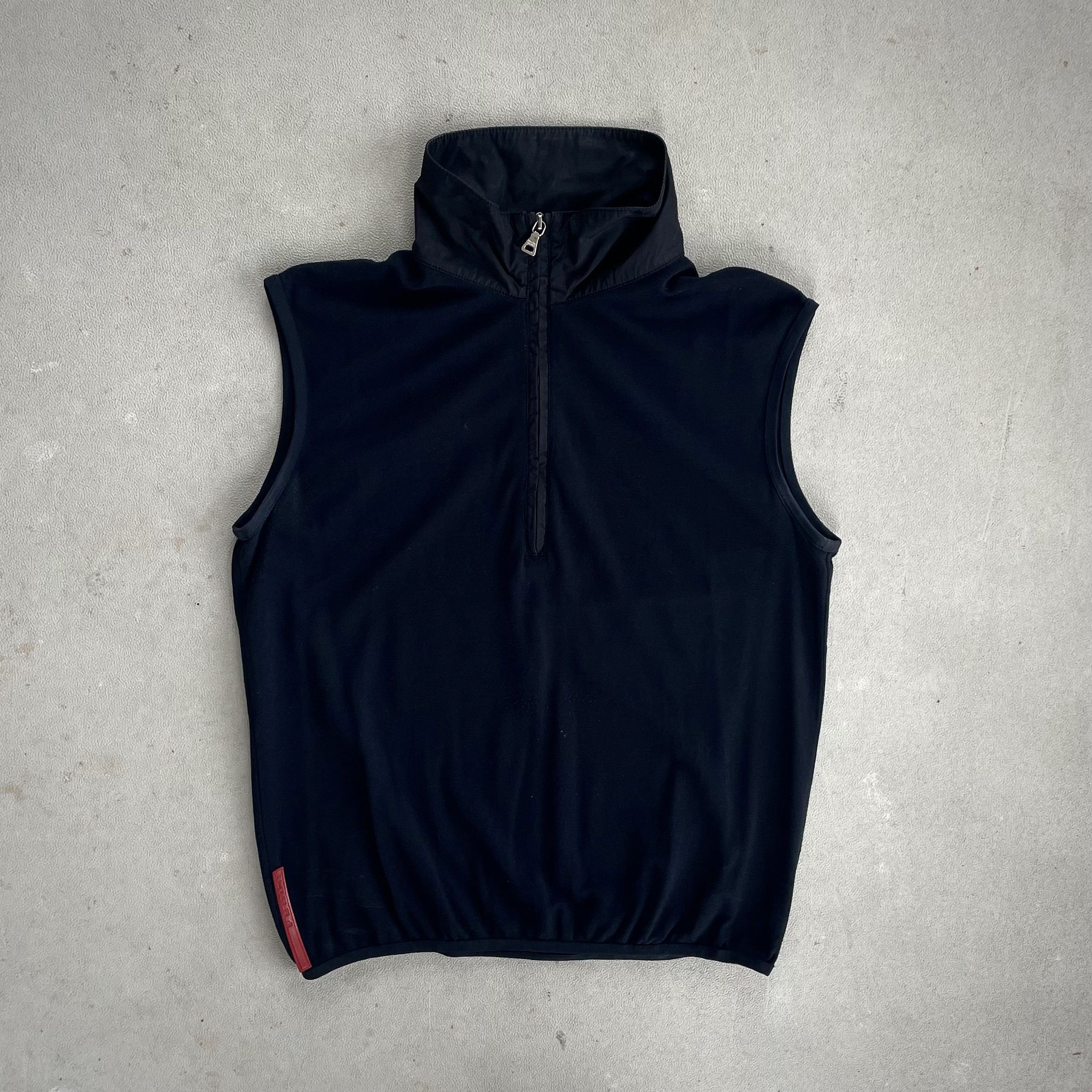 Prada SS99 Nylon Half-Zip TankTop Size M / US 6-8 / IT 42-44 - 1 Thumbnail