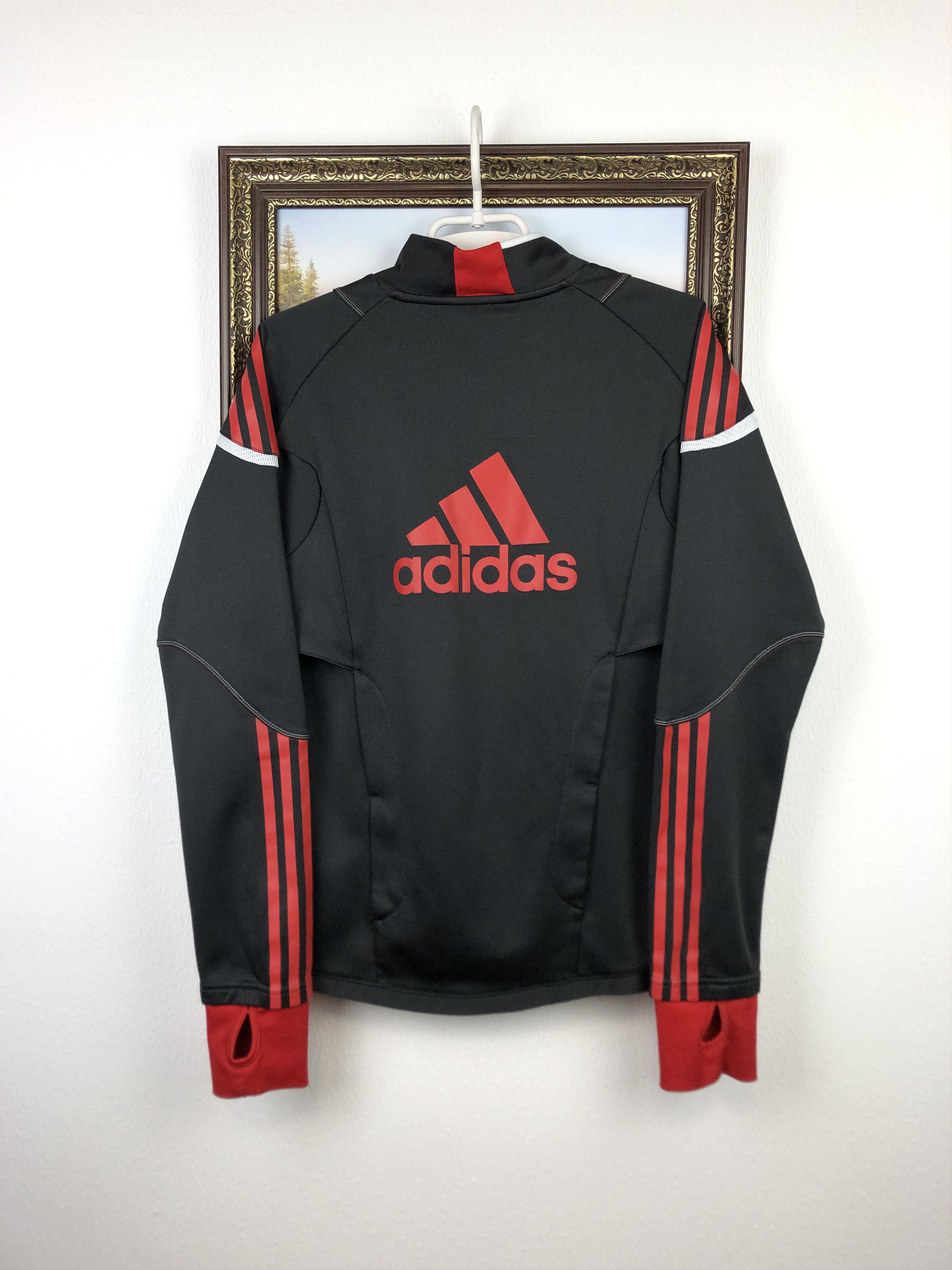 Adidas Vintage Liverpool Football Warm Up Sweatshirt Soccer Jacket Size US S / EU 44-46 / 1 - 12 Thumbnail