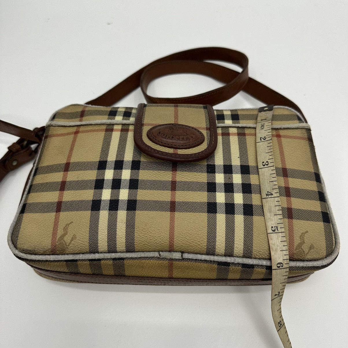 Burberry ‼️YES‼️ AUTH. VINTAGE BURBERRY NOVA CHECK CLUTCH SHOULDER BAG Size ONE SIZE - 18 Thumbnail