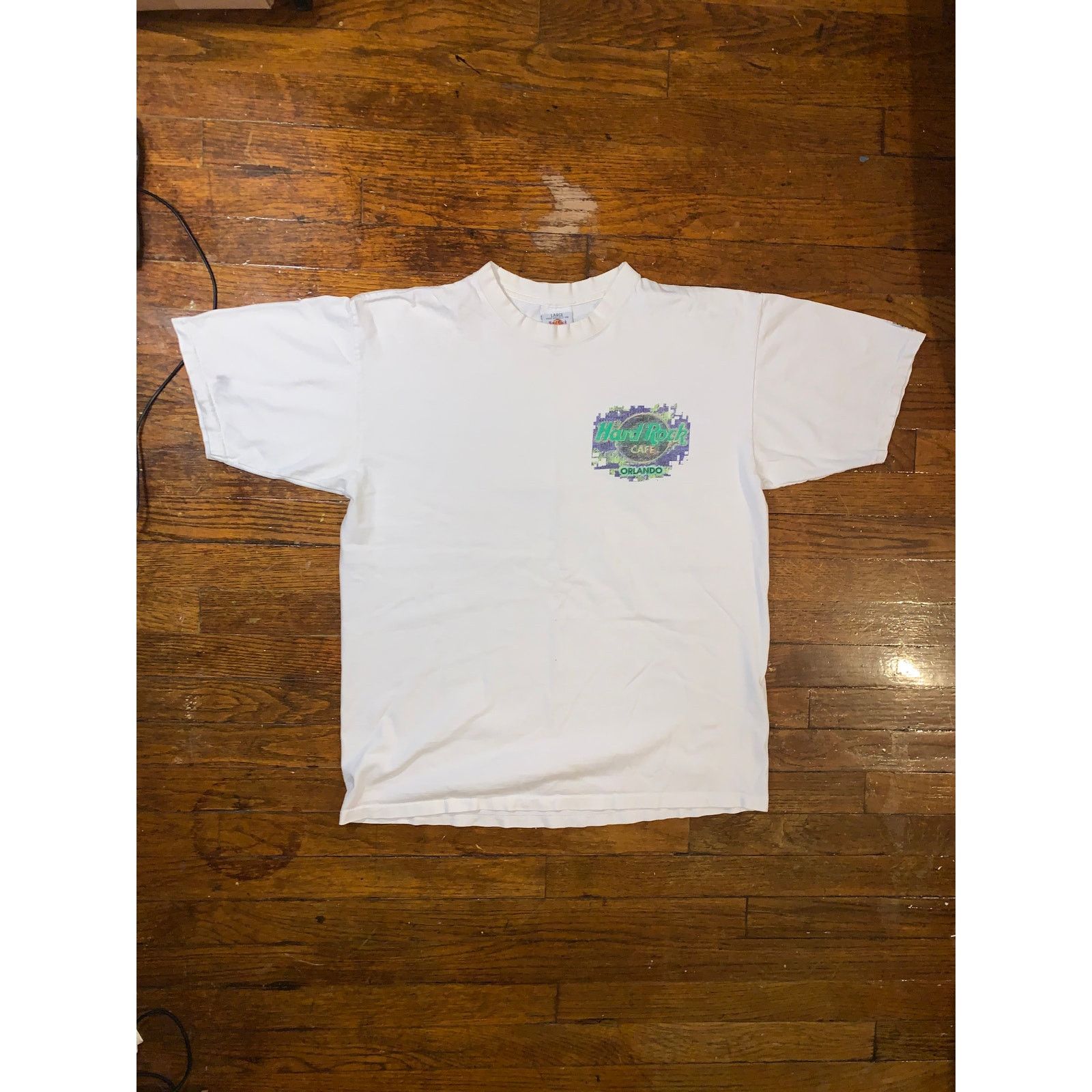 Hard Rock Cafe × Vintage Hard Rock Cafe Orlando USA White Heavyweight T Shirt Large Size US L / EU 52-54 / 3 - 2 Thumbnail