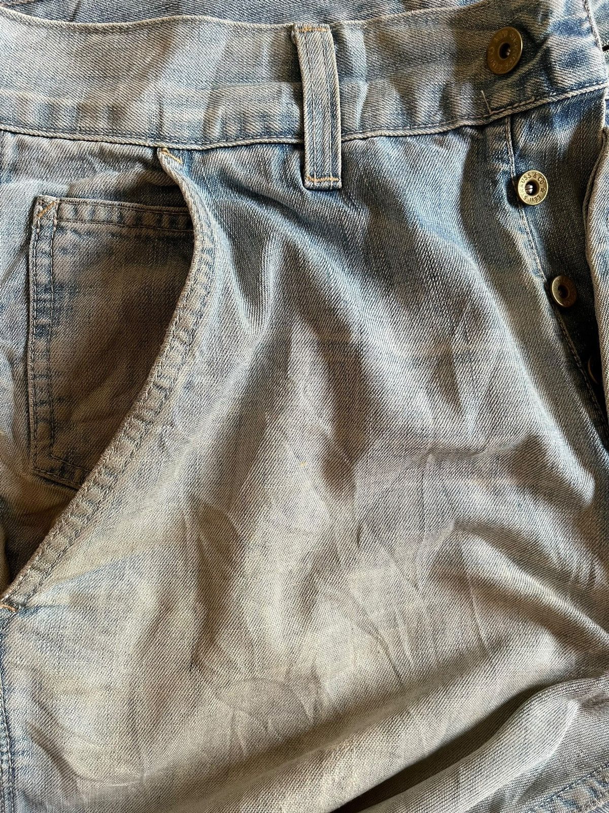 Levi's Vintage Levis 572 Mud Wash Carpenter Baggy Jeans Size US 31 - 3 Thumbnail