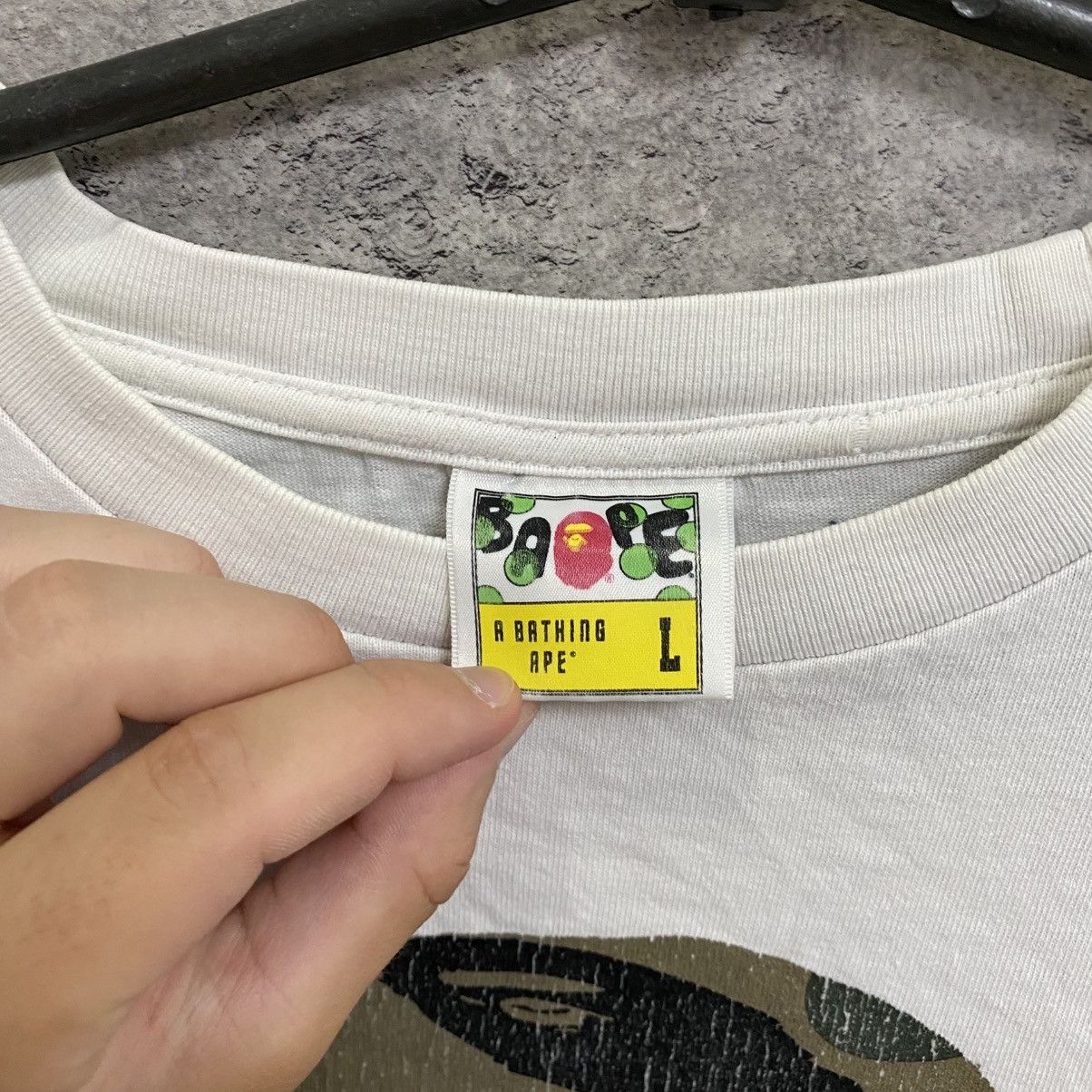 Bape A Bathing Ape Bape T-shirt Big Logo Size US L / EU 52-54 / 3 - 8 Thumbnail