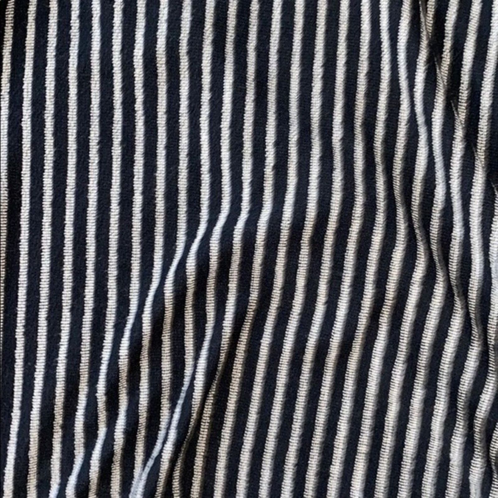 Other W5 Black and Tan Striped Boxy Fit Turtleneck | Sz S Size S / US 4 / IT 40 - 3 Thumbnail
