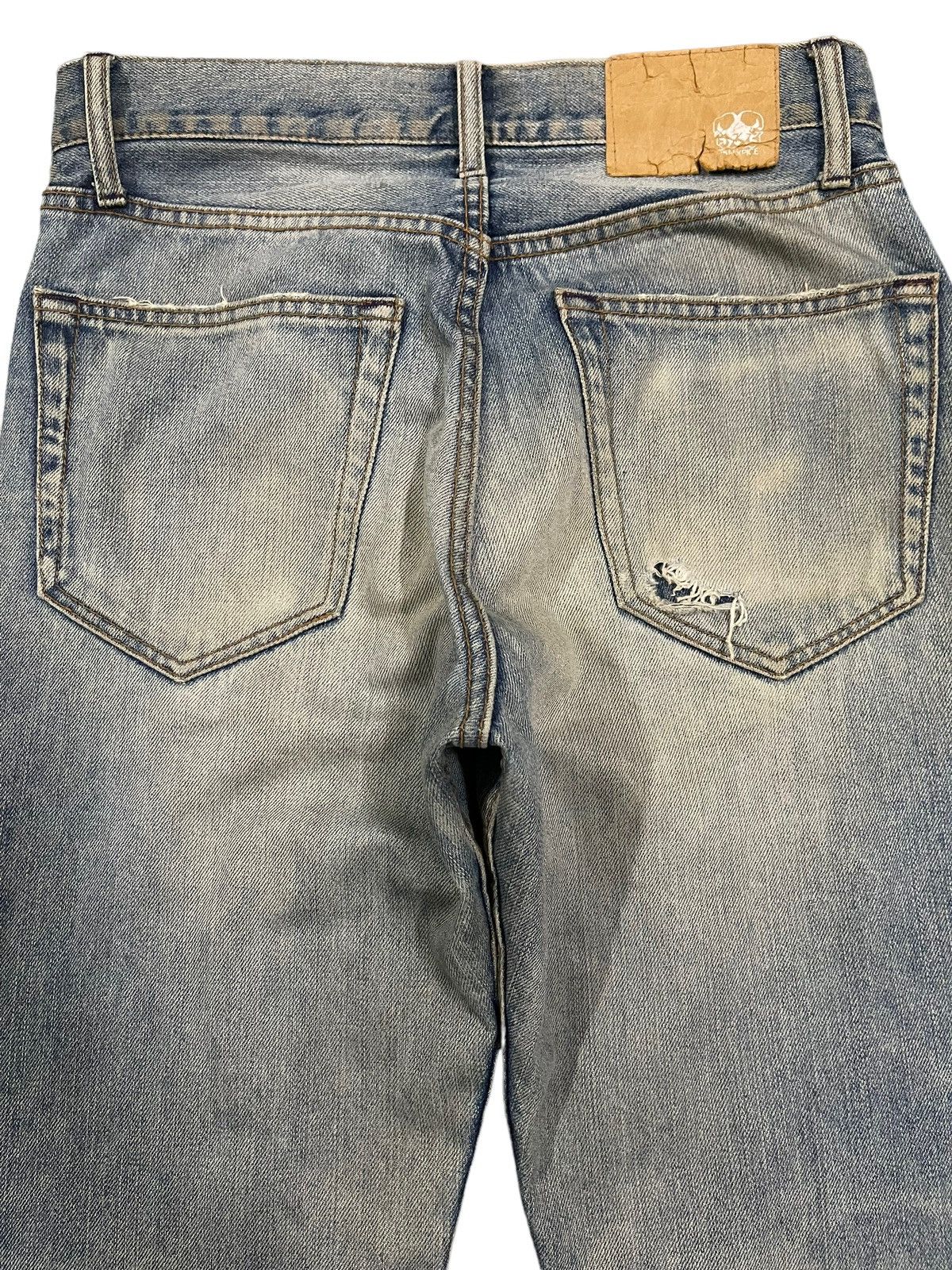 14th Addiction Vintage Japanese Brand Blue Wash Distressed Style Jeans Size US 30 / EU 46 - 4 Thumbnail