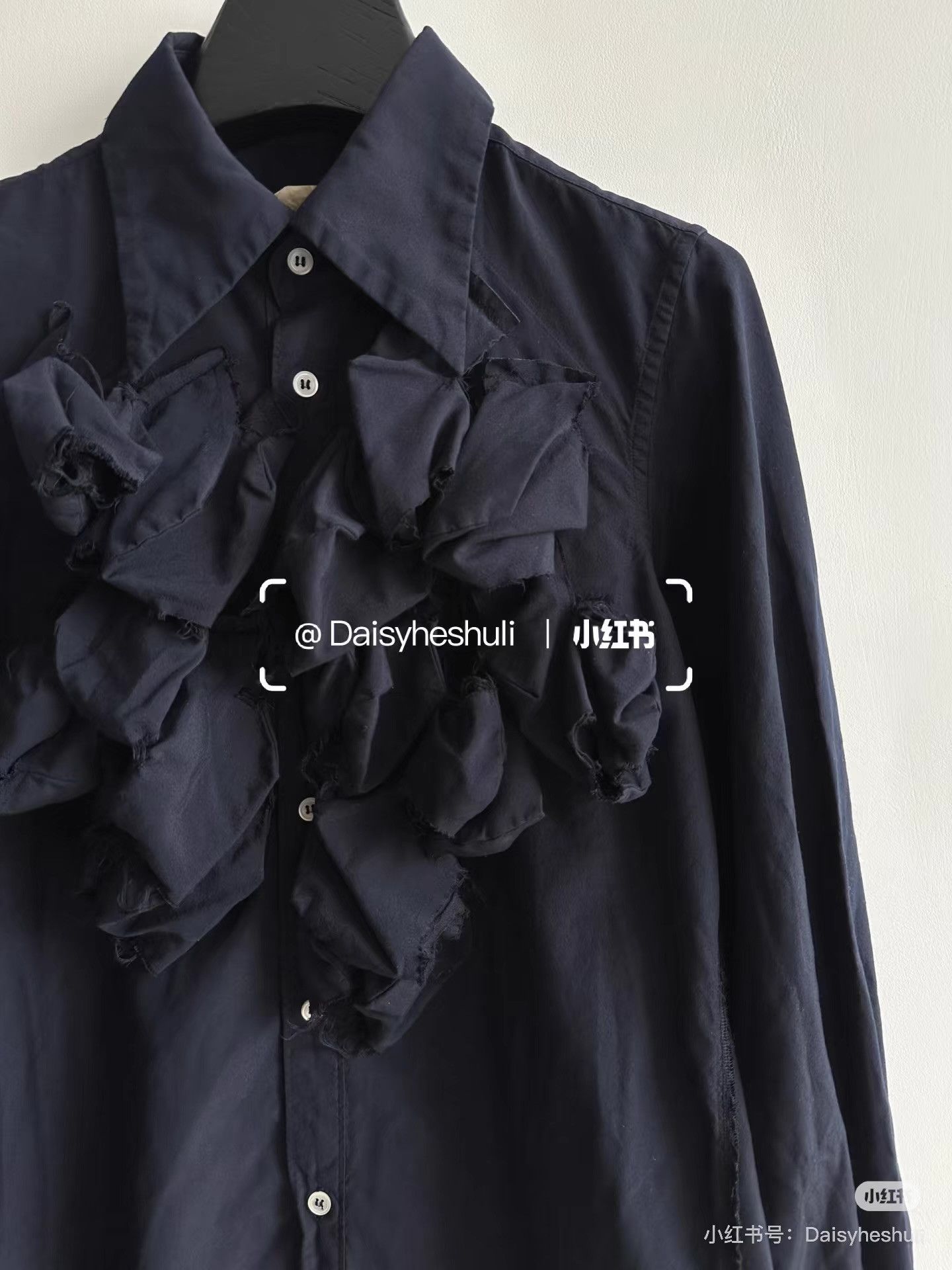 Comme des Garcons Comme des Garçons Main Line 3D Floral Long Sleeve Shirt Ｑ24 Size XS / US 0-2 / IT 36-38 - 2 Thumbnail