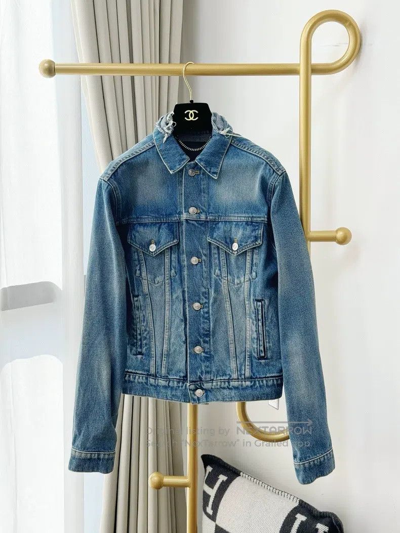 Balenciaga Balenciaga Blue Vintage Coca-Cola Logo Denim Long Sleeve J Size US S / EU 44-46 / 1 - 1 Thumbnail