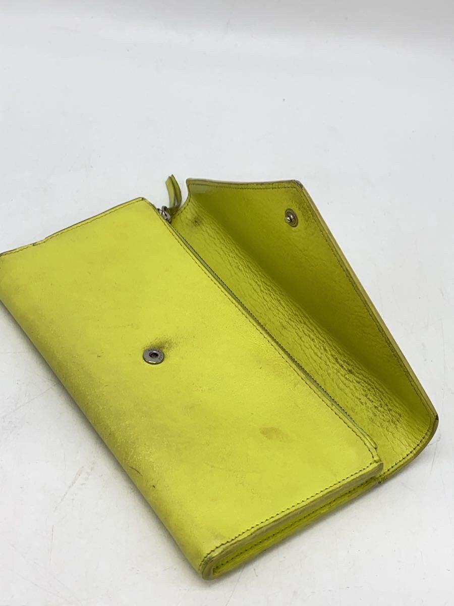 Balenciaga Balenciaga Leather Long Wallet Yellow Size ONE SIZE - 6 Thumbnail