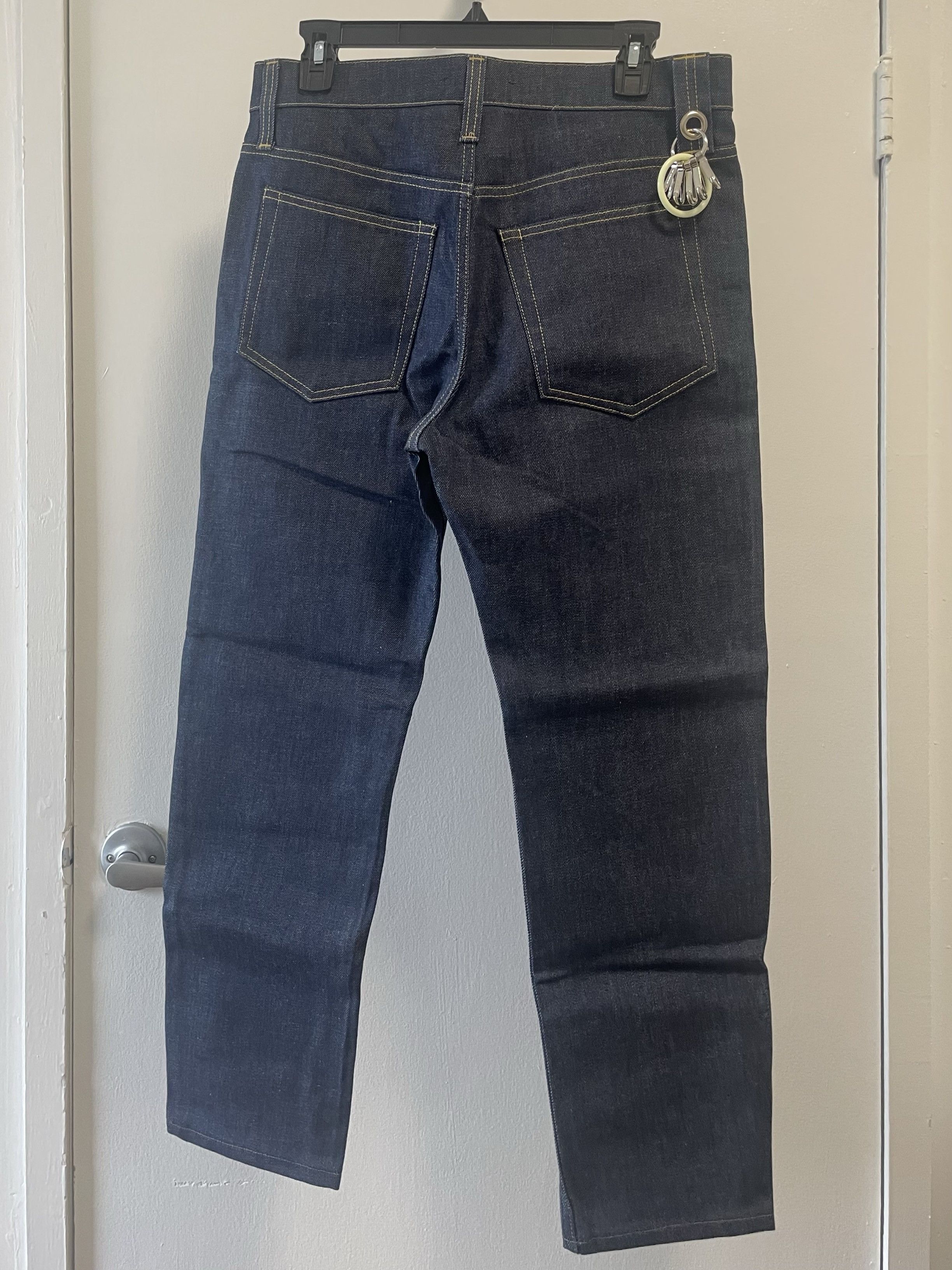 Helmut Lang Helmut Lang Masculine Raw Denim with Key Rings Size US 31 - 2 Thumbnail