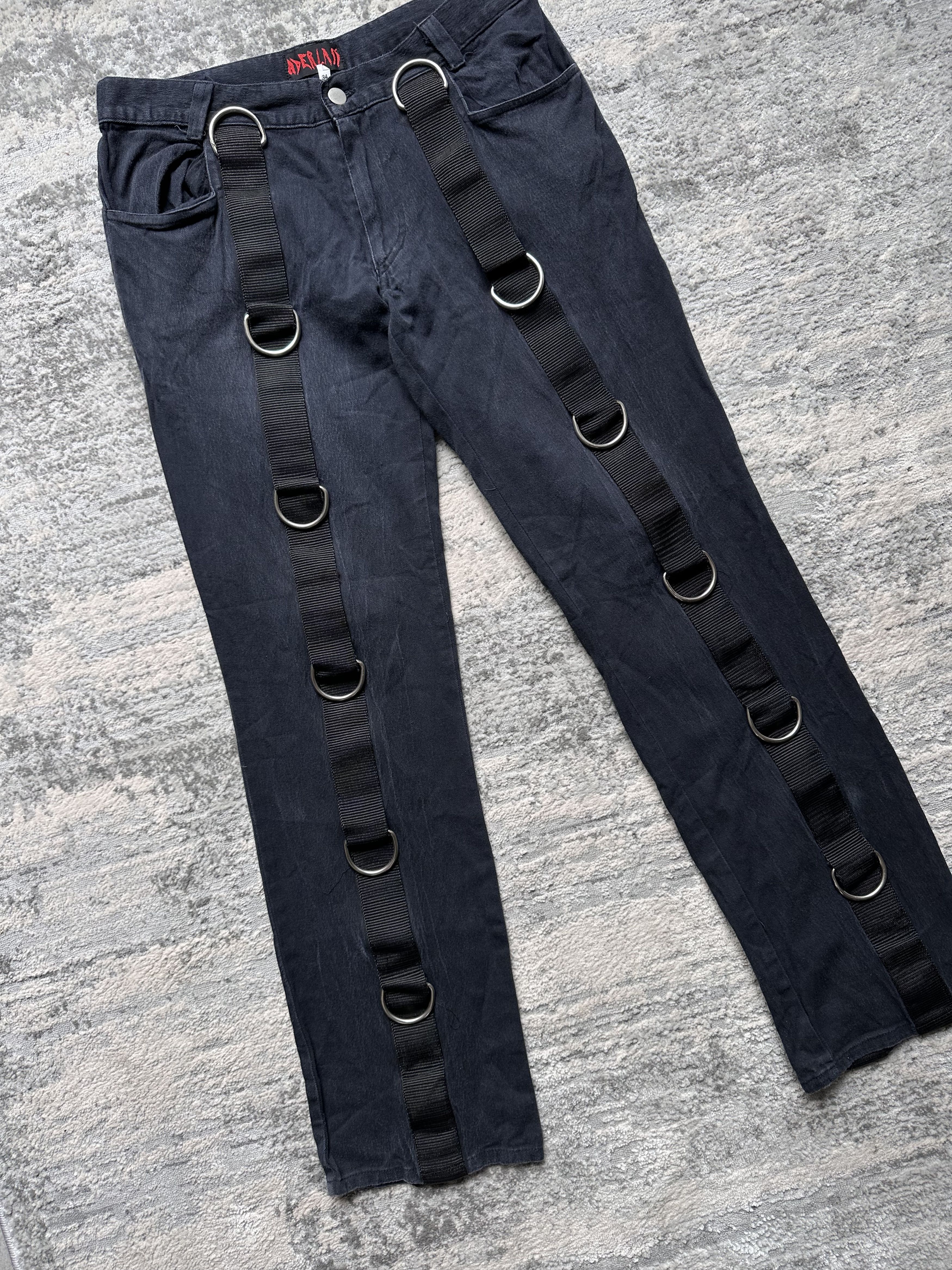 Other Vintage Aderlass Metal Bondage Jacket Denim Gothic Size US 34 / EU 50 - 2 Thumbnail
