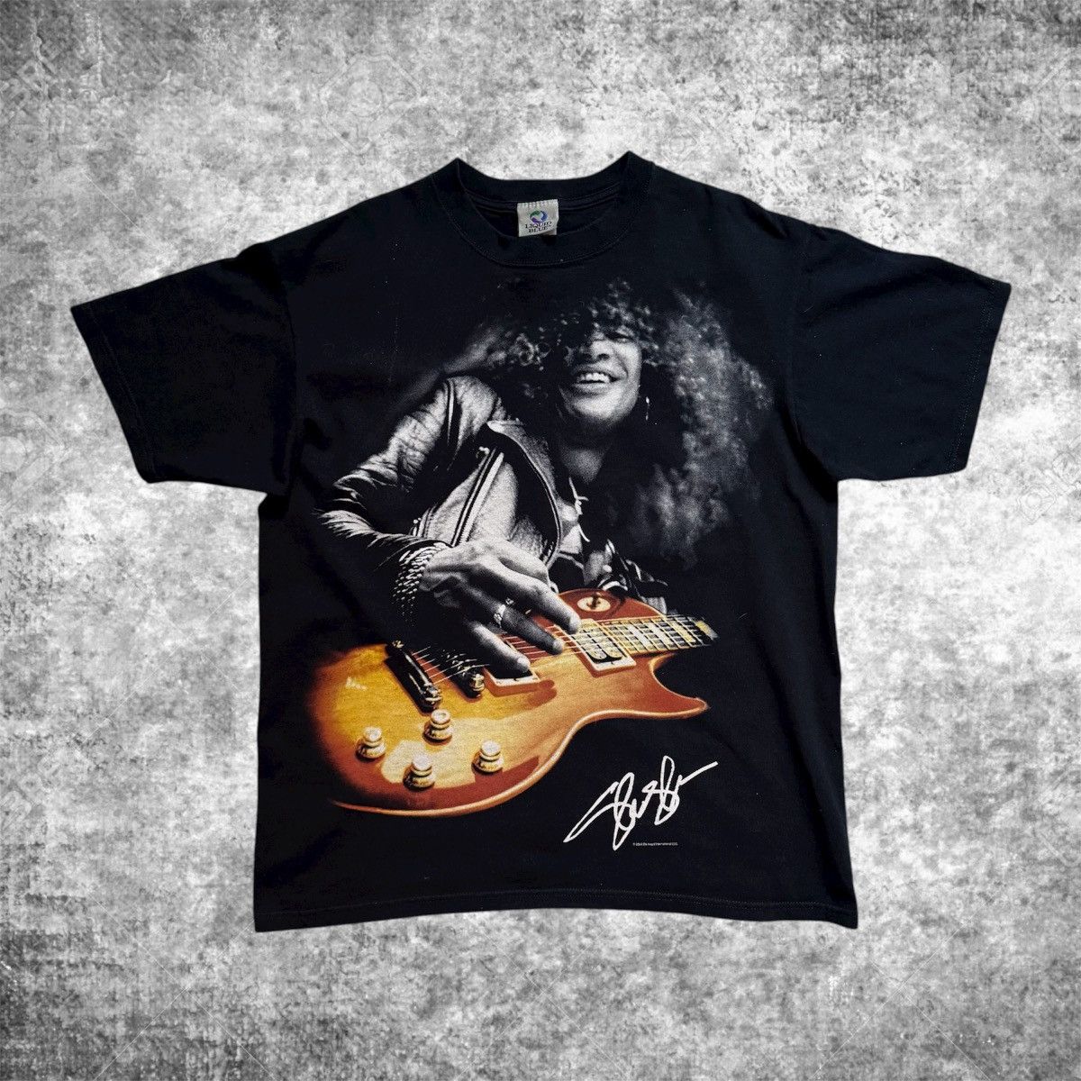 Liquid Blue Vintage Y2K Liquid Blue Slash Signature Tee Size US L / EU 52-54 / 3 - 1 Thumbnail
