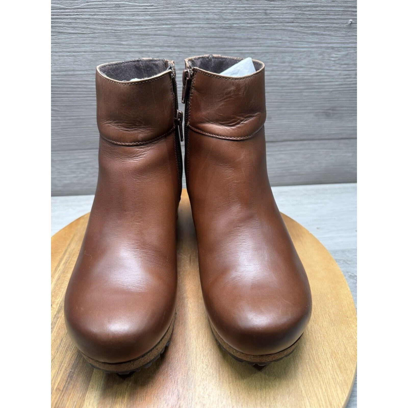 Birkenstock Birkenstock Papillio Ebba Wedge Boots Brown EU 38. Women 7 Size US 7 / IT 37 - 4 Thumbnail