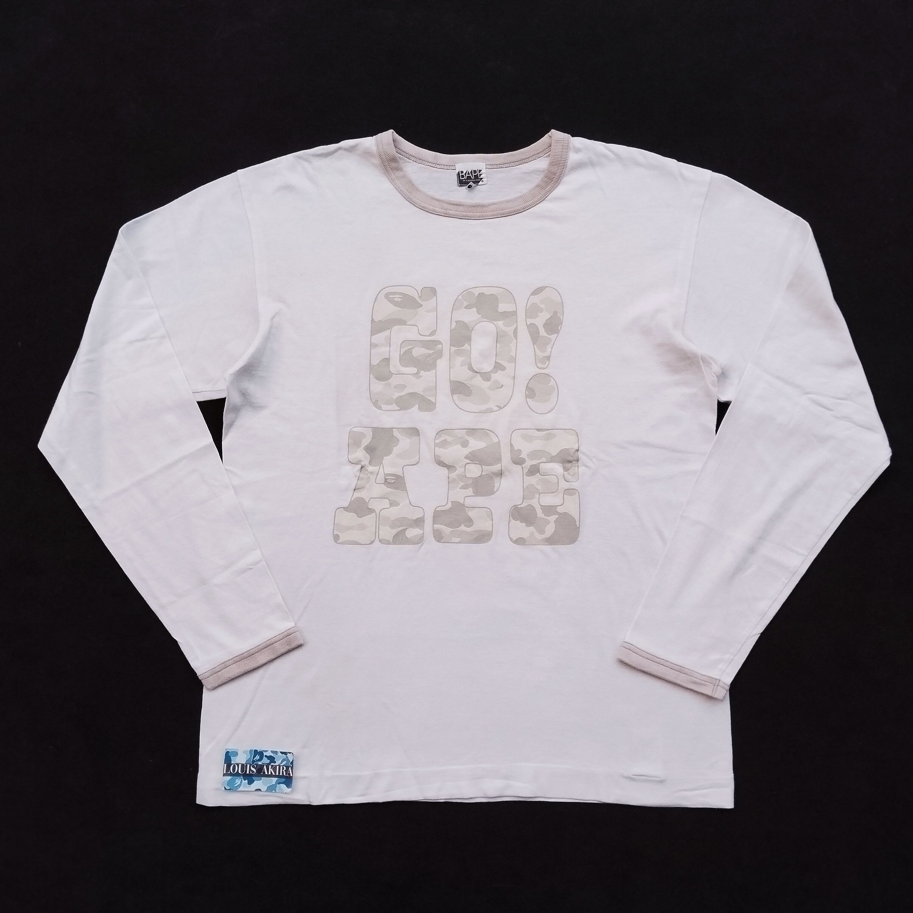 Bape 2006 Bape Camo Go Ape Long Sleeve Tee Size US L / EU 52-54 / 3 - 1 Thumbnail