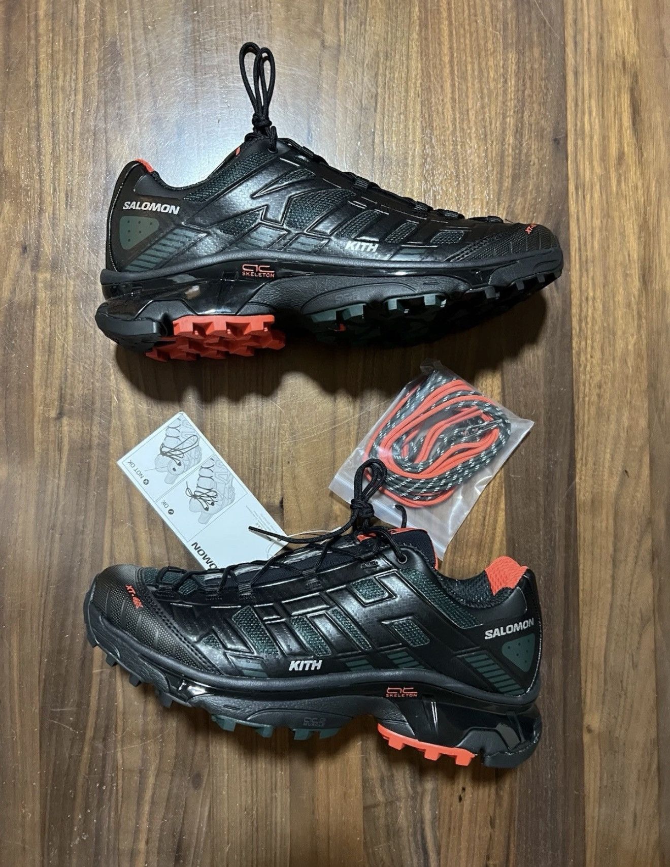 Kith × Salomon Kith for Salomon Kithmas XT-4K BLACK SCARAB FIERY RED Sz 11 Size US 11 / EU 44 - 1 Thumbnail