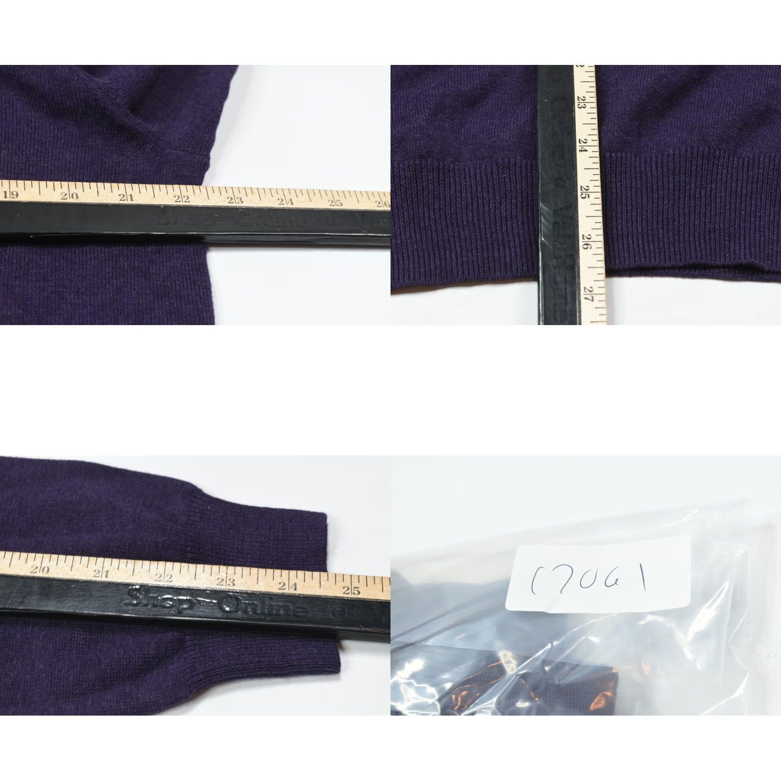 Jos. A. Bank Jos A Bank Traveler Sweater Mens Large Purple Long Sleeve Pima Cotton Pullover Size US L / EU 52-54 / 3 - 8 Thumbnail