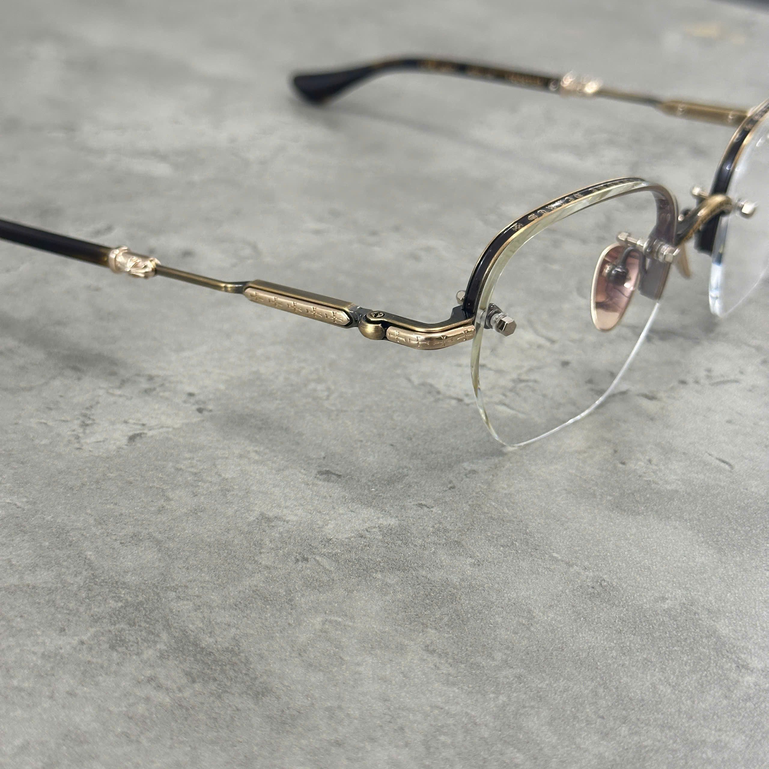 Chrome Hearts CHROME HEARTS FROSTED Antique Gold/Dark Tortoise Size ONE SIZE - 3 Thumbnail