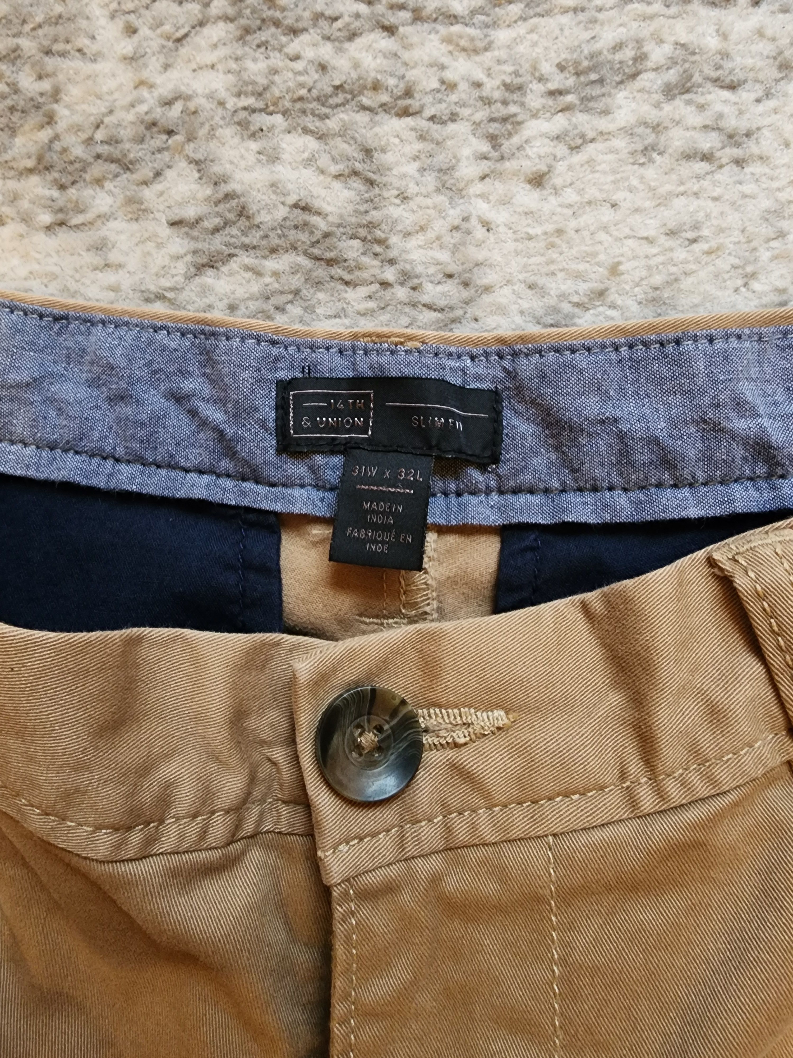 Nordstrom 14th and Union Slim Fit Chinos Size US 31 - 8 Thumbnail