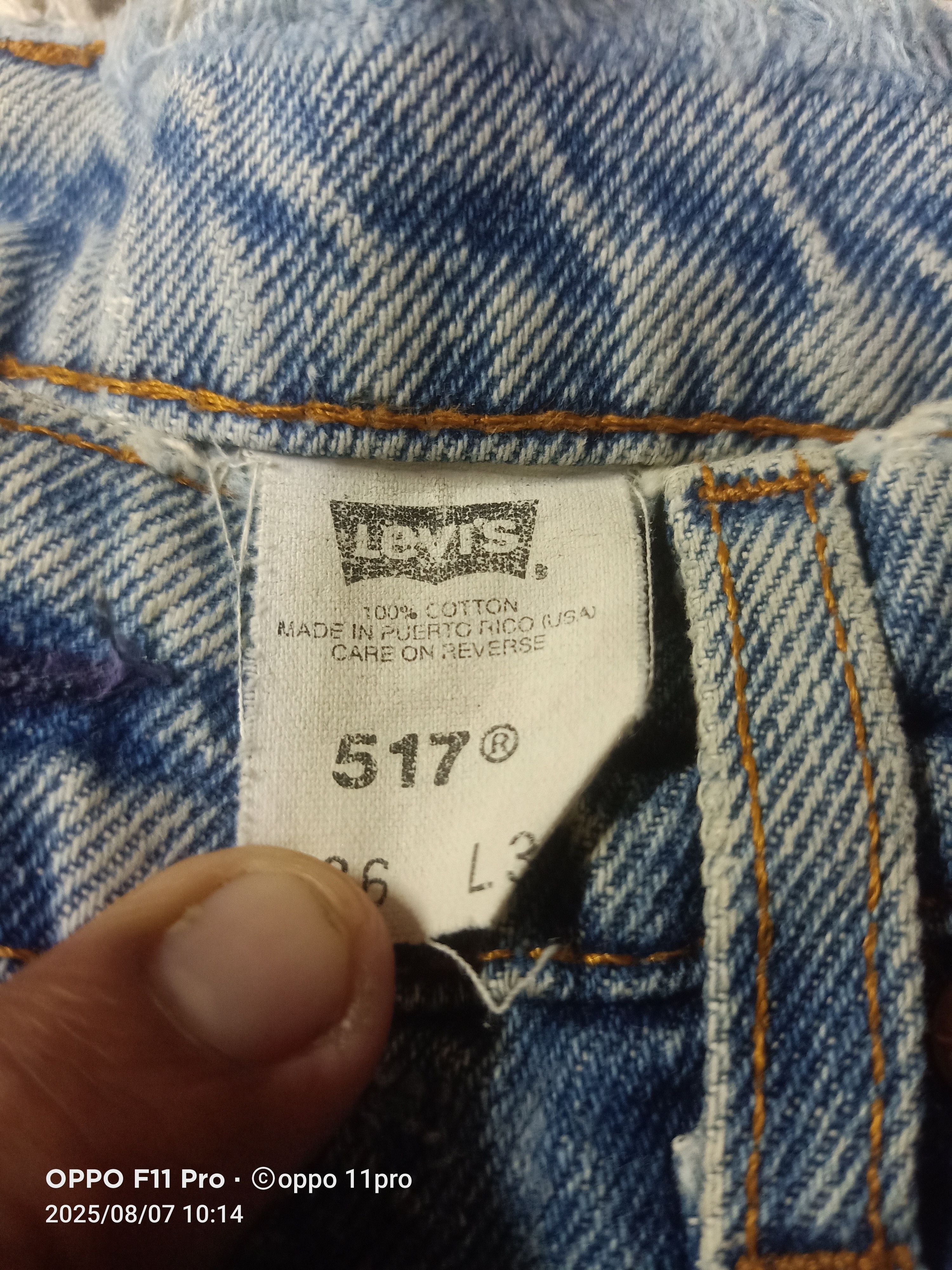 Levi's Vintage Clothing 🌟Levis 80s Vintage Oren Tag 517 Men🌟 Size US 35 - 10 Thumbnail