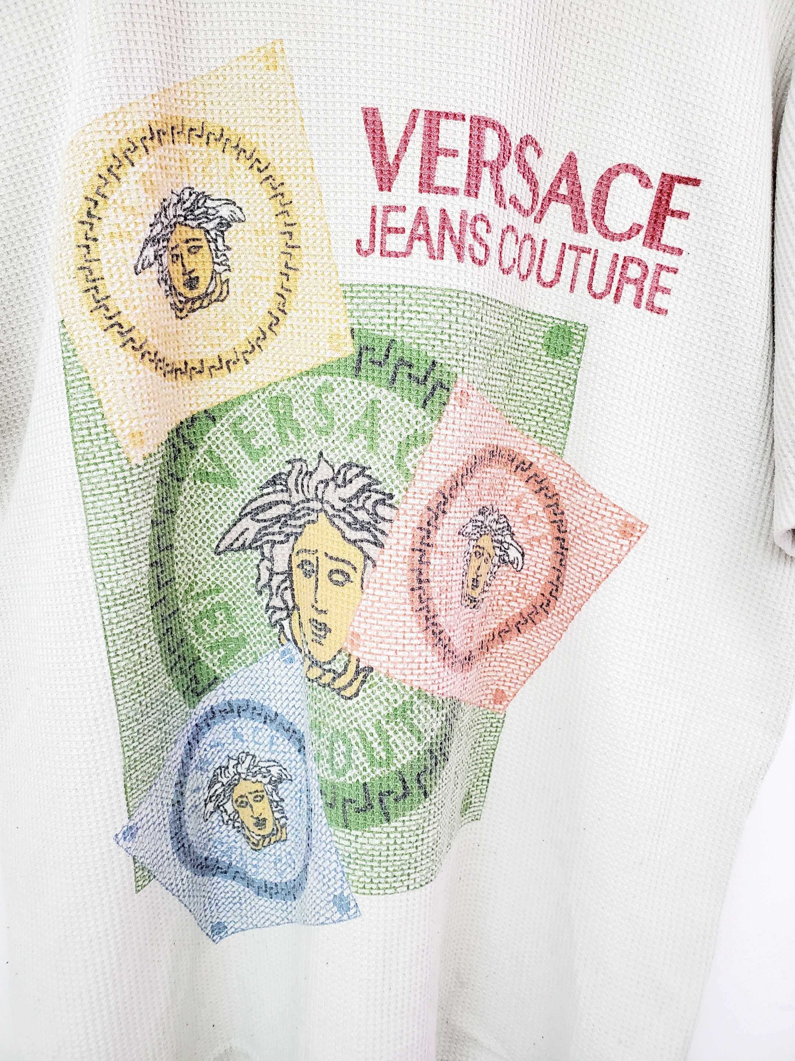 Versace × Versace Jeans Couture × Vintage Vintage Versace Jeans Couture Medusa Tshirt size Xl Size US XL / EU 56 / 4 - 2 Thumbnail
