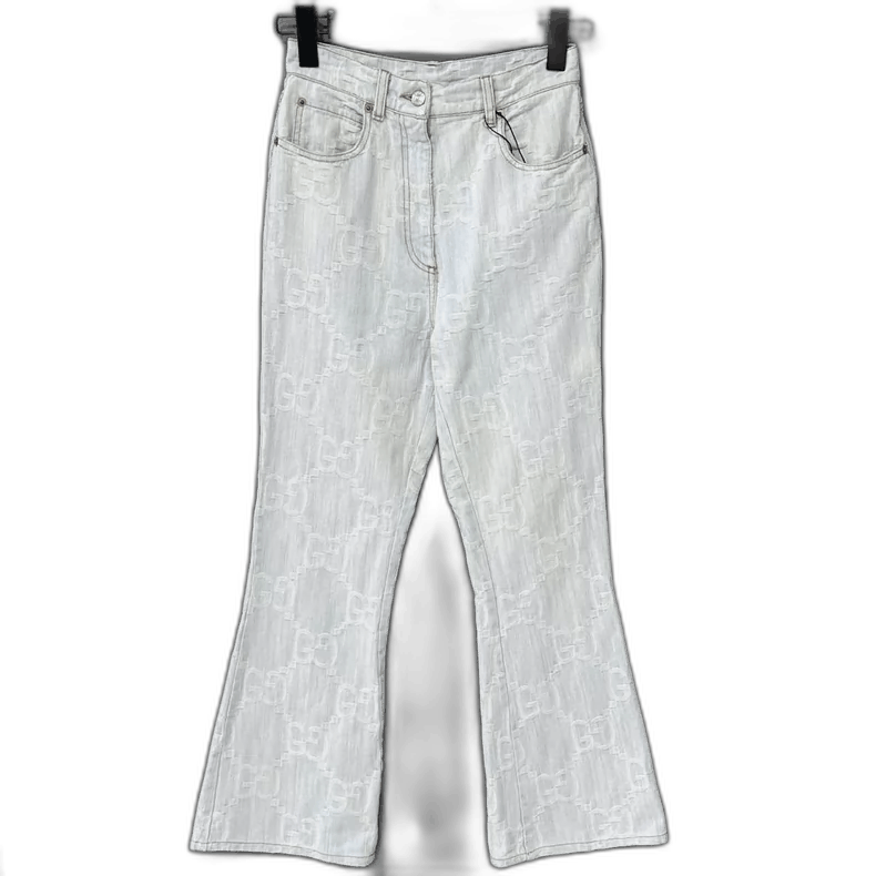 Gucci Light Blue Denim Pants by GUCCI-2506 Size 23" - 1 Thumbnail