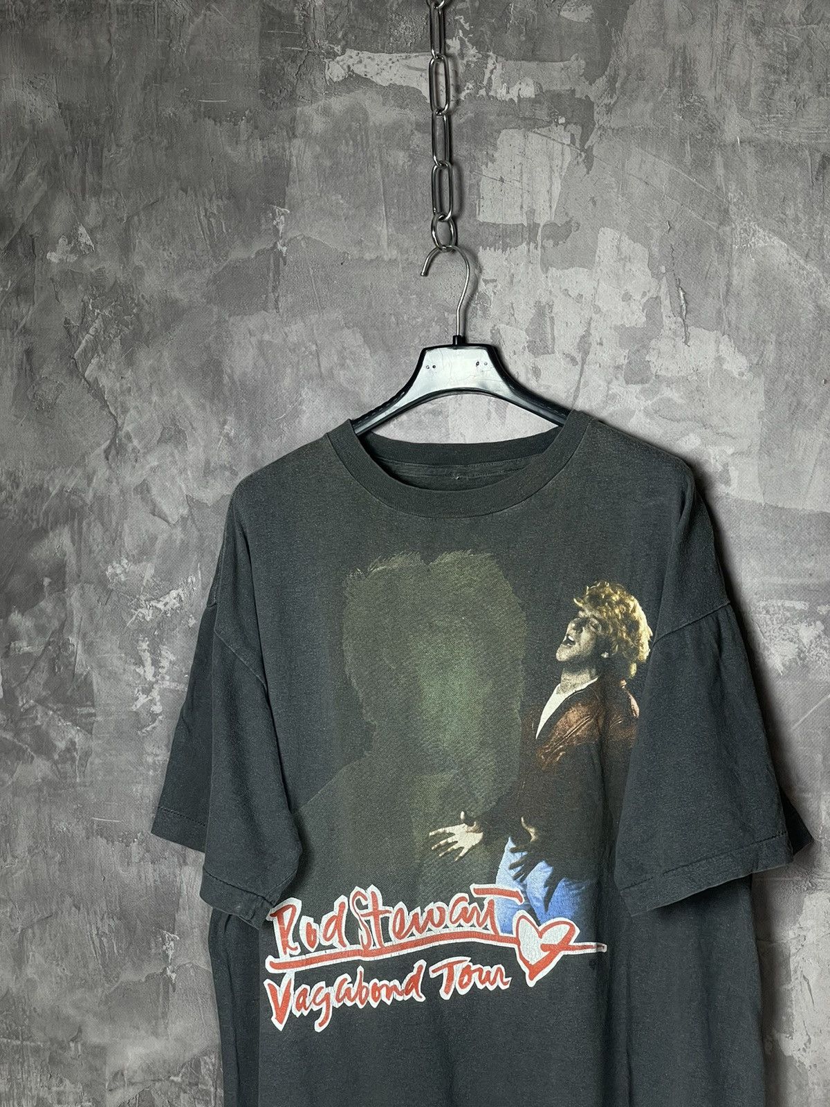 Band Tees × Vintage Vintage 90s Rod Stewart Tour Oversize T-shirt Size US L / EU 52-54 / 3 - 8 Thumbnail