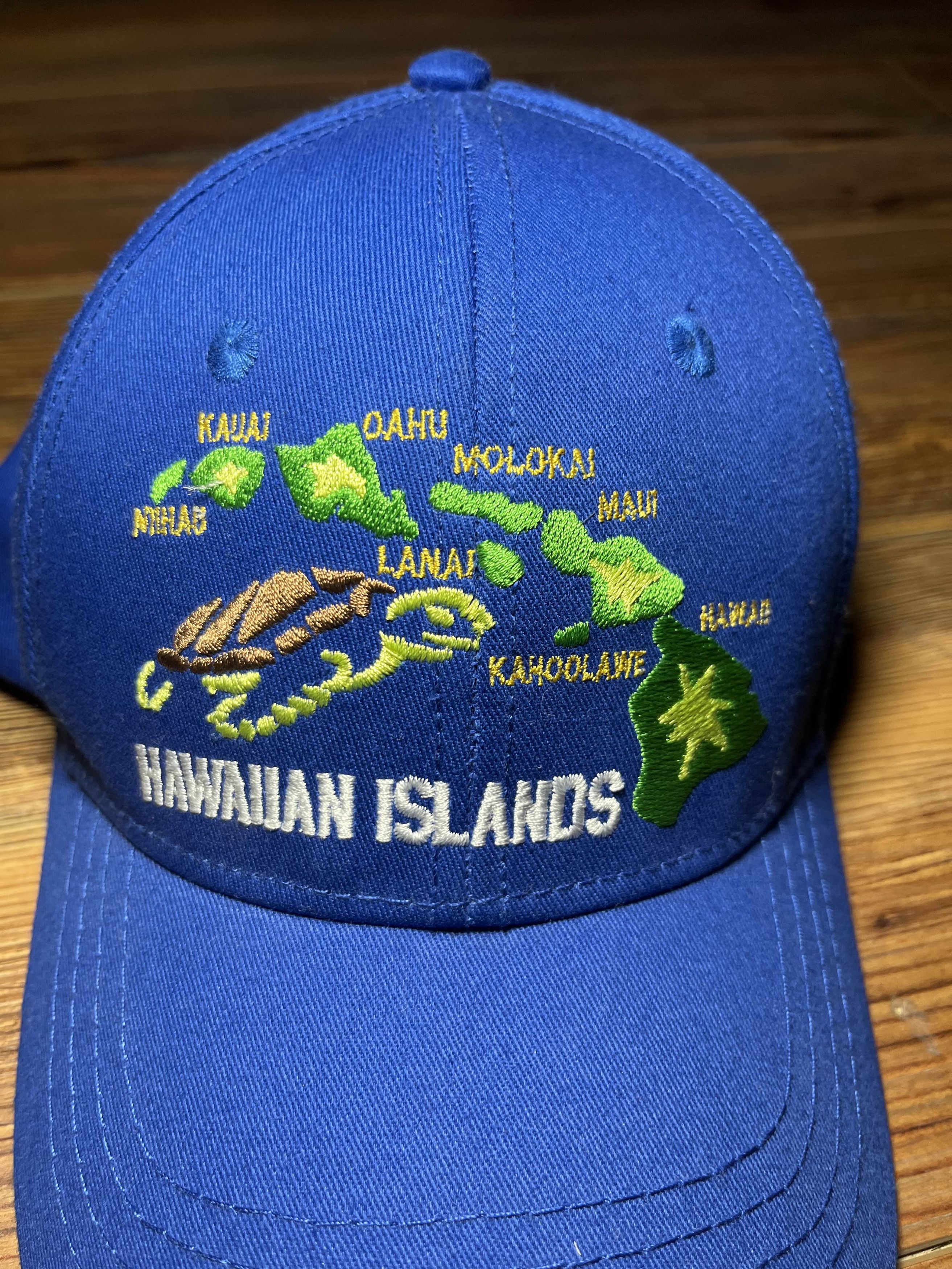 Vintage Hawaiian Islands Turtle Baseball Cap / Hat Size ONE SIZE - 2 Thumbnail