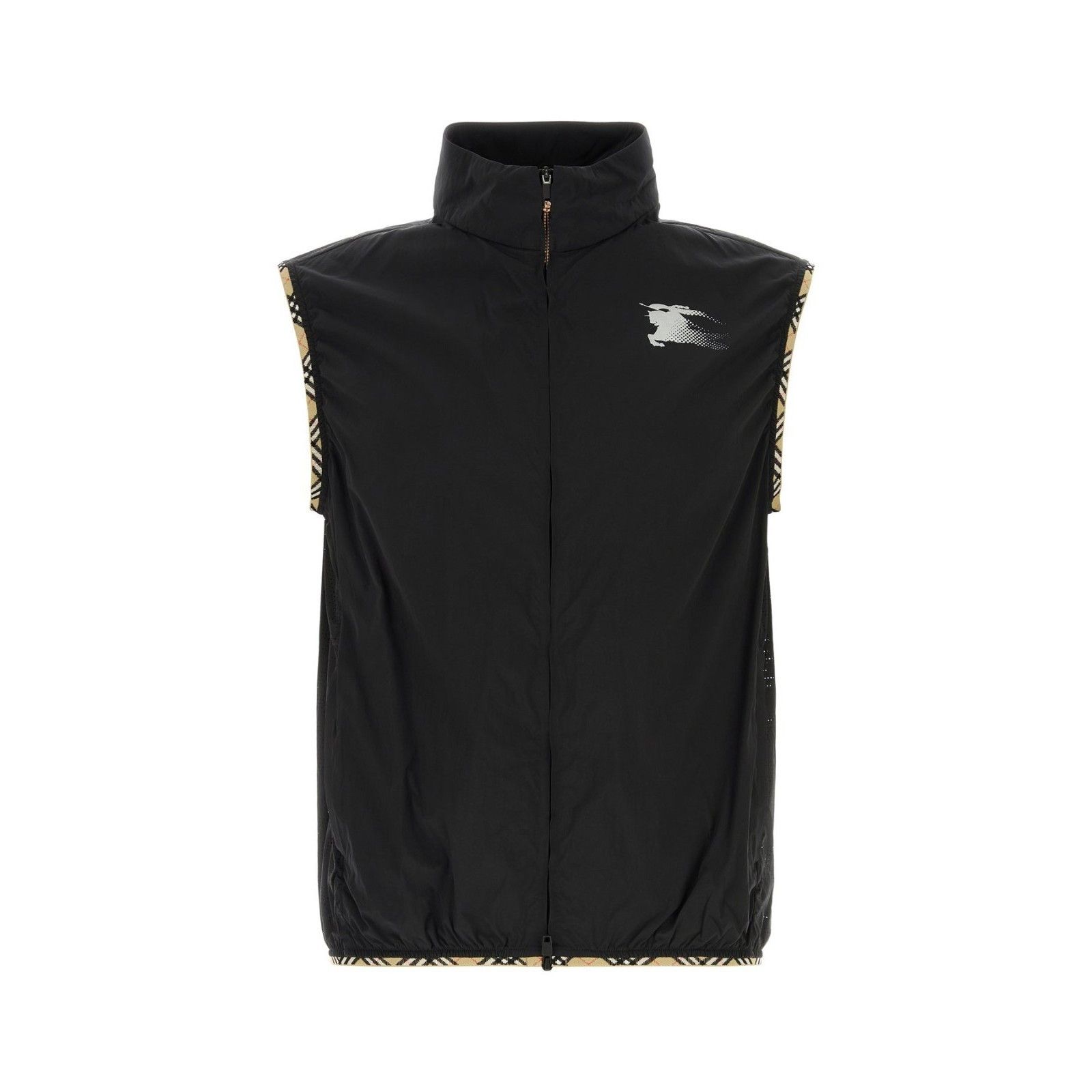 Burberry BURBERRY Black Nylon Sleevless Jacket New & Authentic (Men's Size US S / EU 44-46 / 1 - 1 Thumbnail
