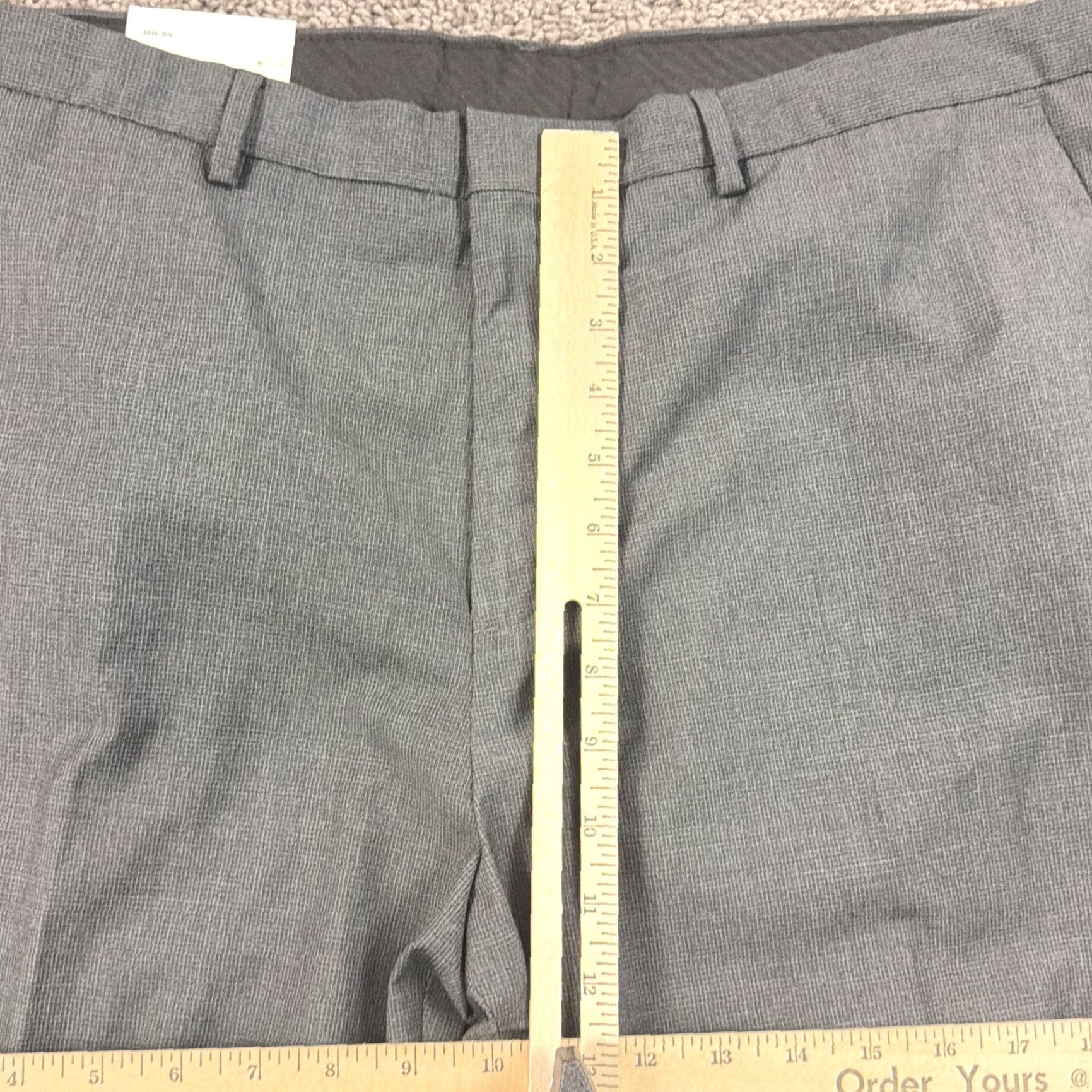 Calvin Klein Calvin Klein Pants 38x30 Gray Dress Pants Straight Pockets Casual Classic Modern Mens Size US 38 / EU 54 - 3 Thumbnail